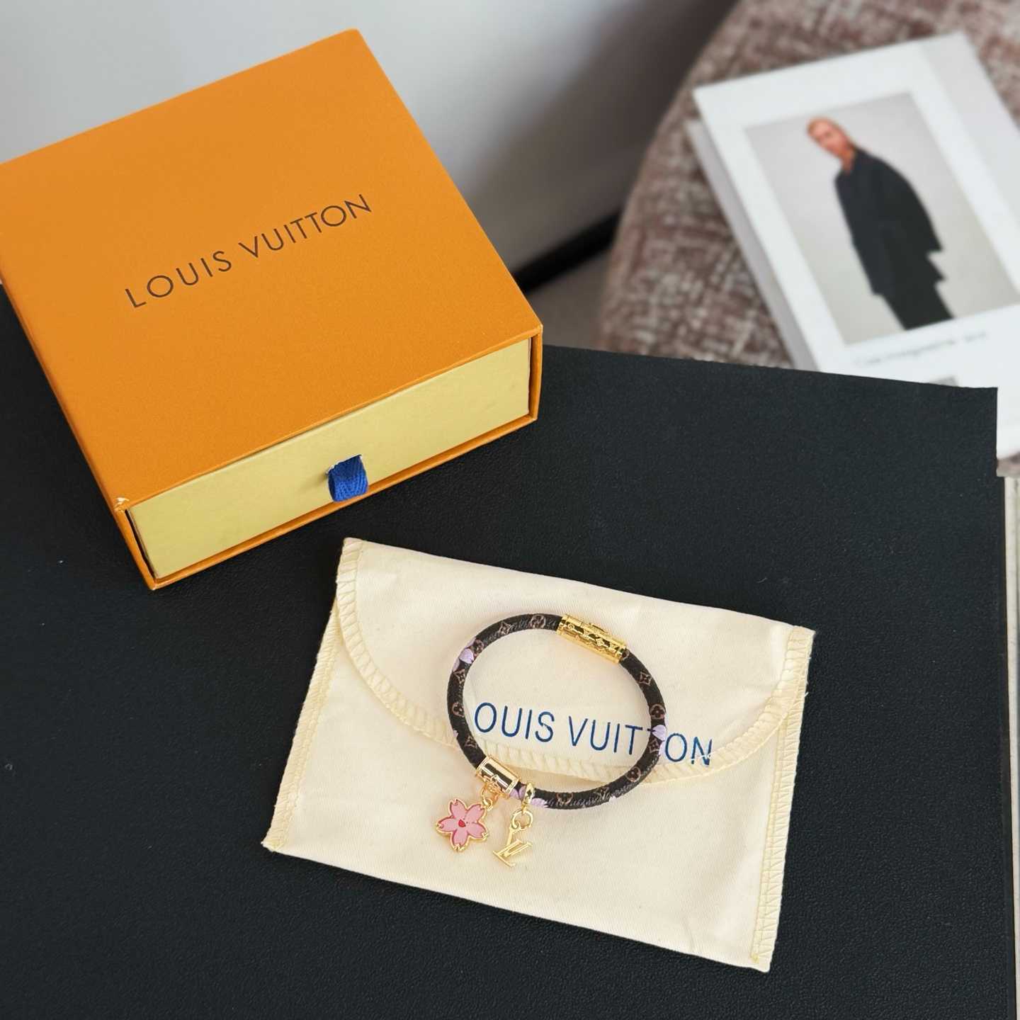 LV x TM Cherry Blossom Bracelet - DesignerGu