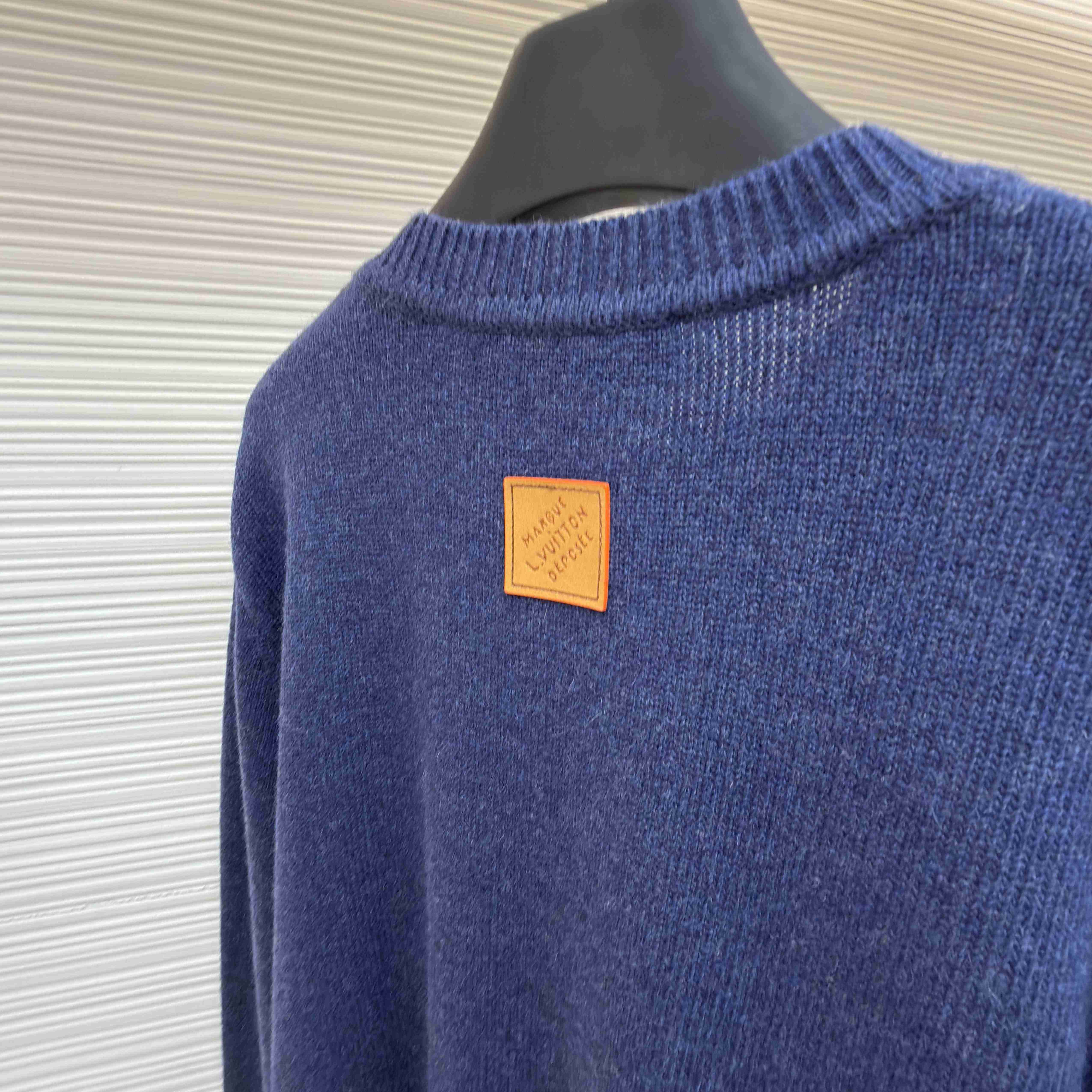Louis Vuitton Long-Sleeved Intarsia Pullover - DesignerGu