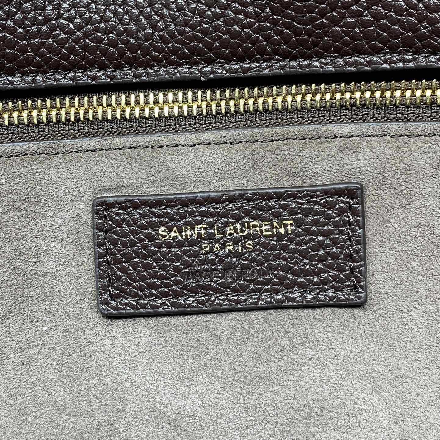 Saint Laurent LE 5 À 7 Bea In Grained Leather - DesignerGu