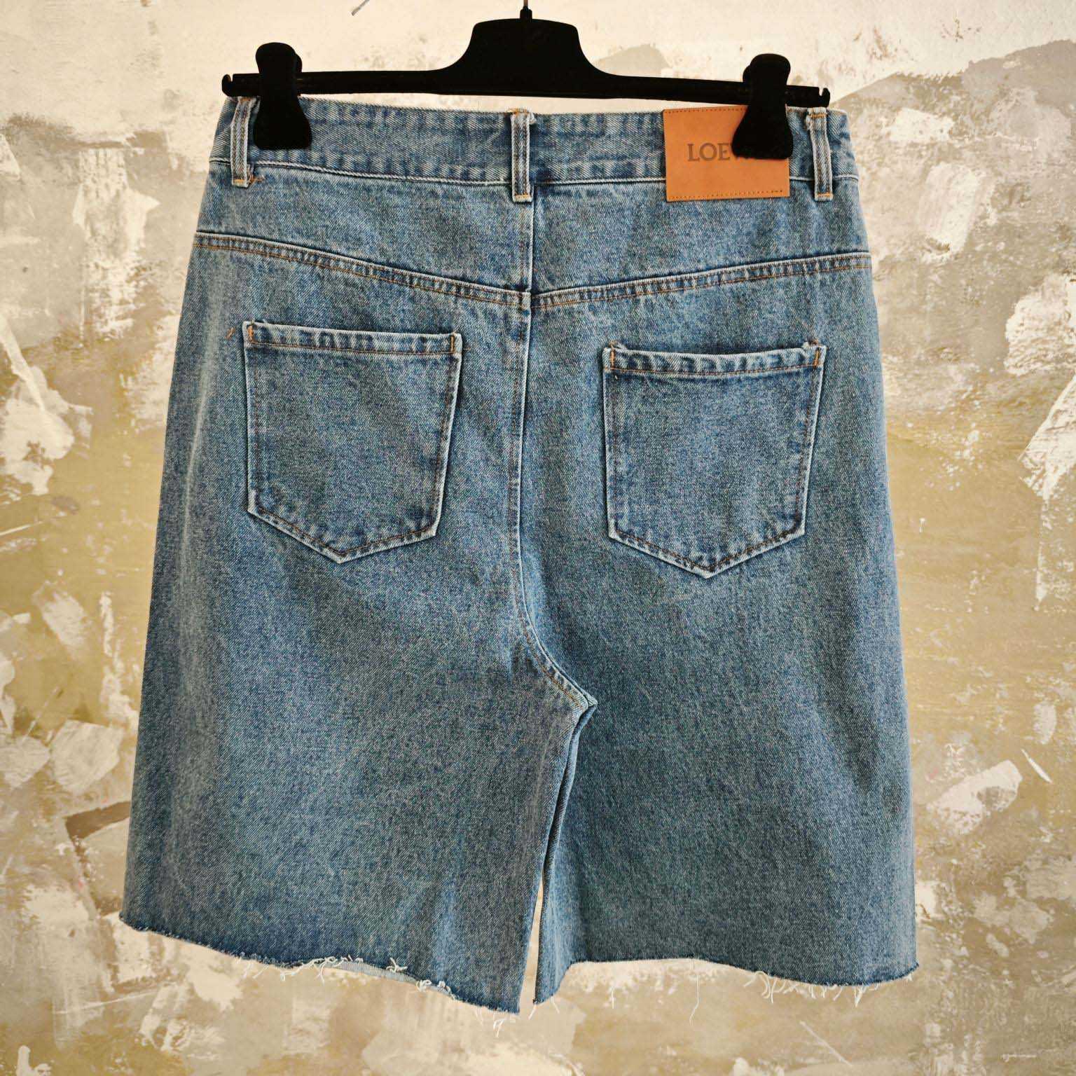 Loewe Anagram Shorts In Denim (50% OFF SALE)YF1237 - DesignerGu