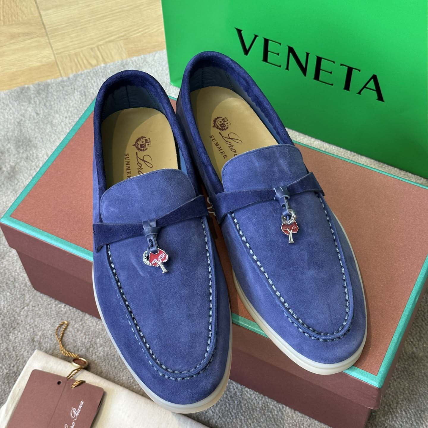 Loro Piana Summer Charms Walk loafers - DesignerGu