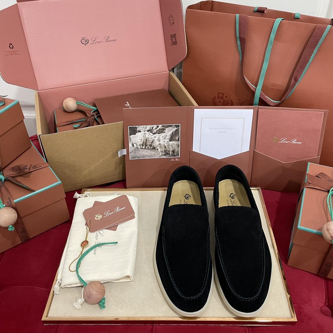  Loro Piana Summer Walk Loafers - DesignerGu