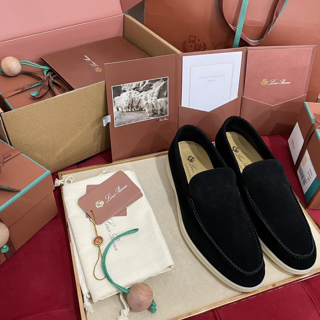  Loro Piana Summer Walk Loafers - DesignerGu