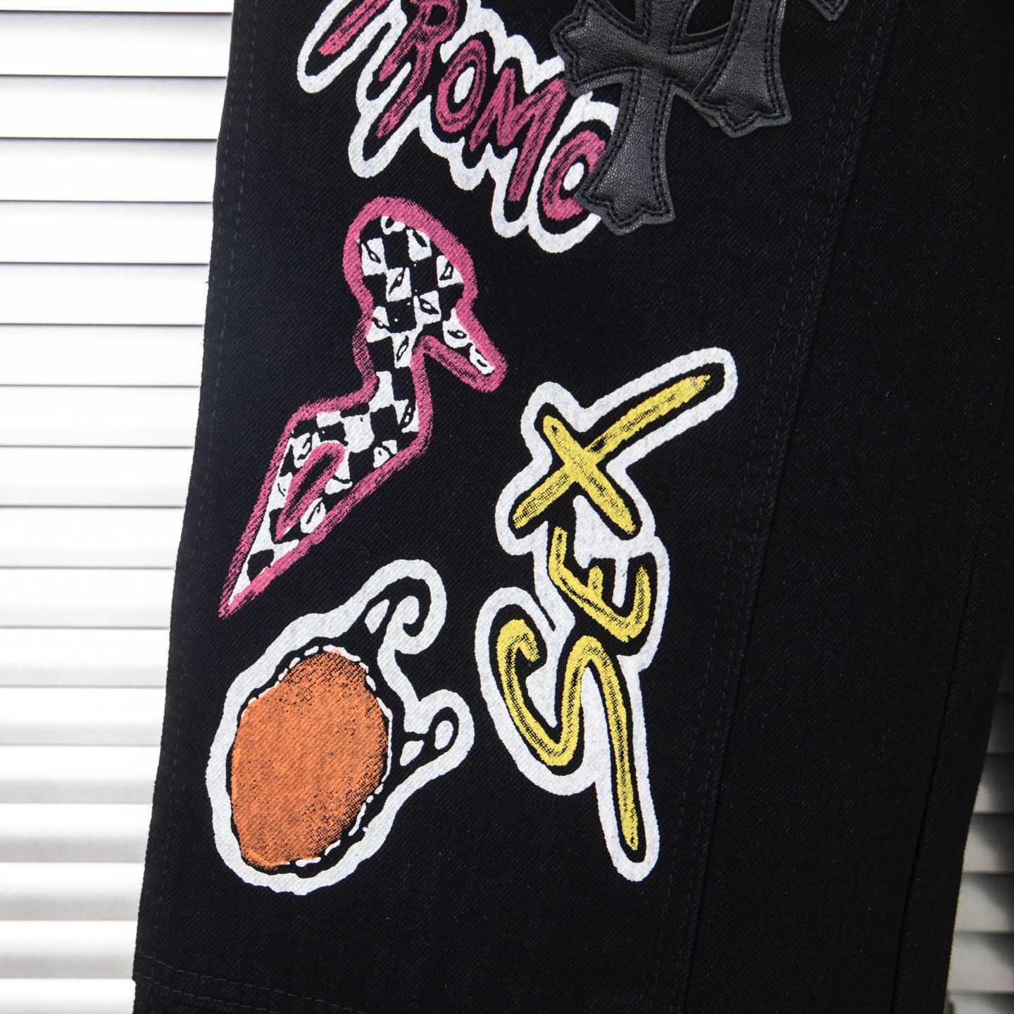 Chrome Hearts Patch Jeans - DesignerGu