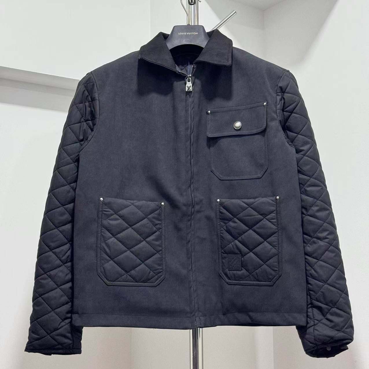Louis Vuitton Mix Leather Workwear Blouson - DesignerGu