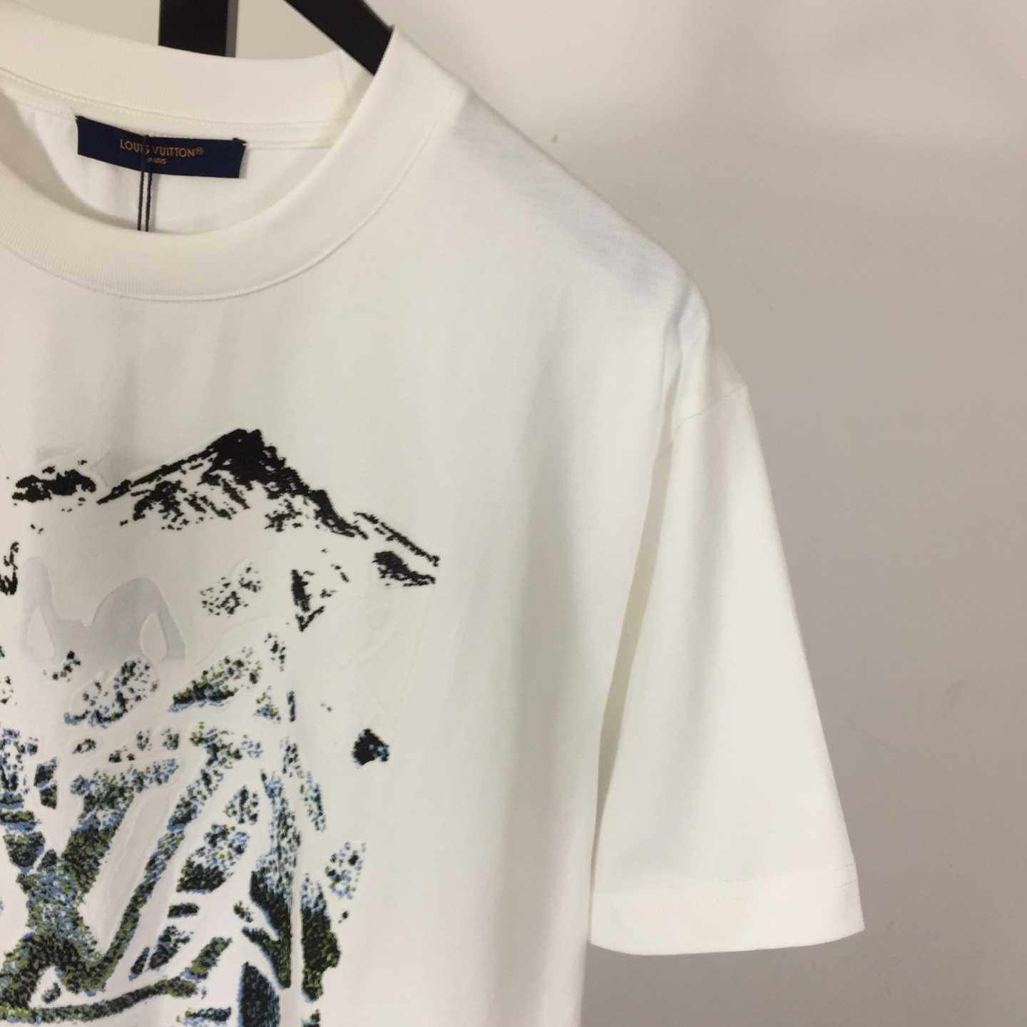 Louis Vuitton Velvet Jacquard Short-Sleeved T-Shirt - DesignerGu