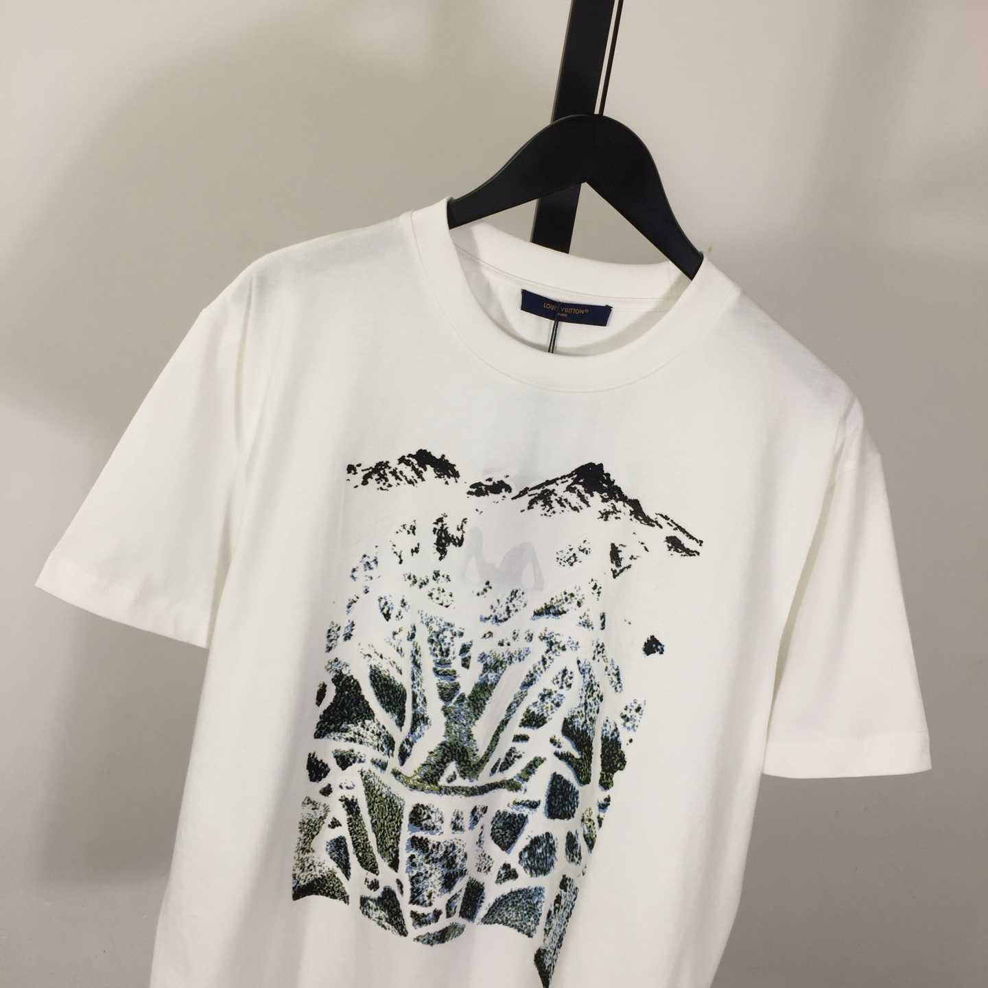 Louis Vuitton Velvet Jacquard Short-Sleeved T-Shirt - DesignerGu