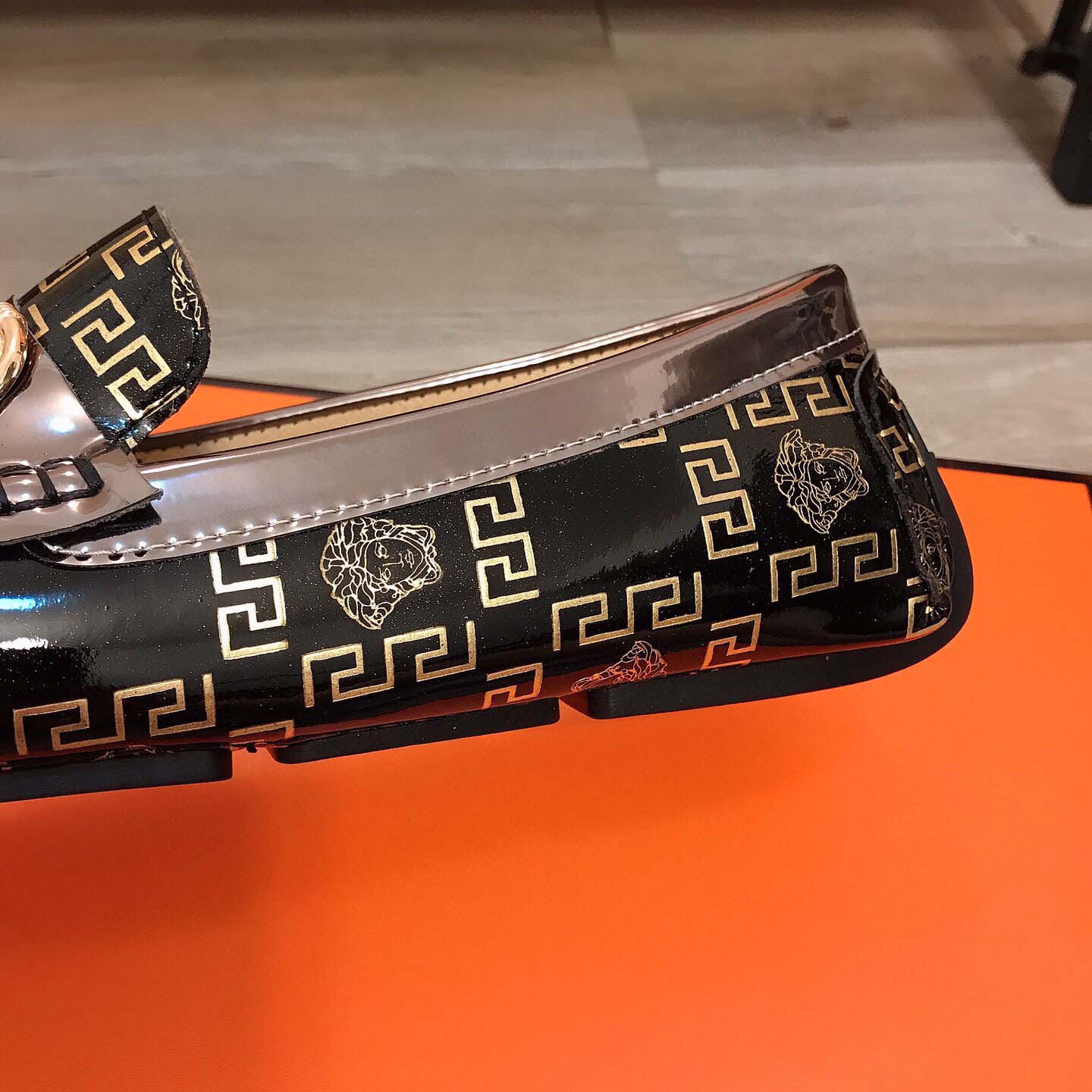 Versace Leather Loafers - DesignerGu