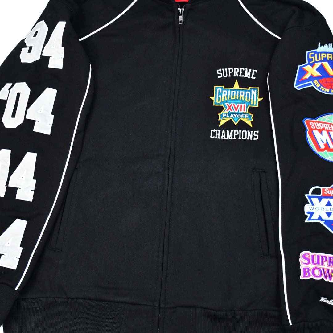 Supreme Playoffs Zip -up Hooded Sweater - DesignerGu