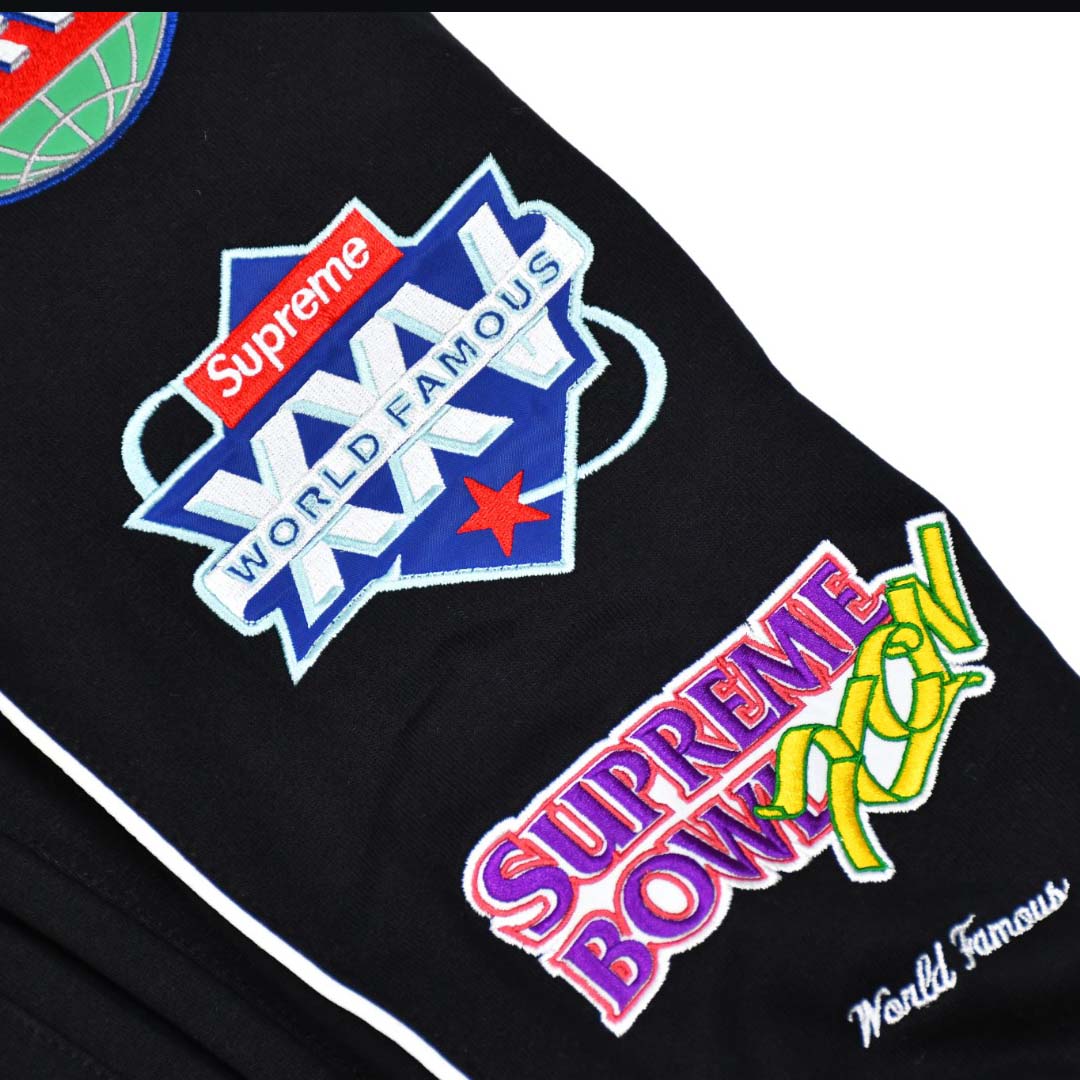 Supreme Playoffs Zip -up Hooded Sweater - DesignerGu