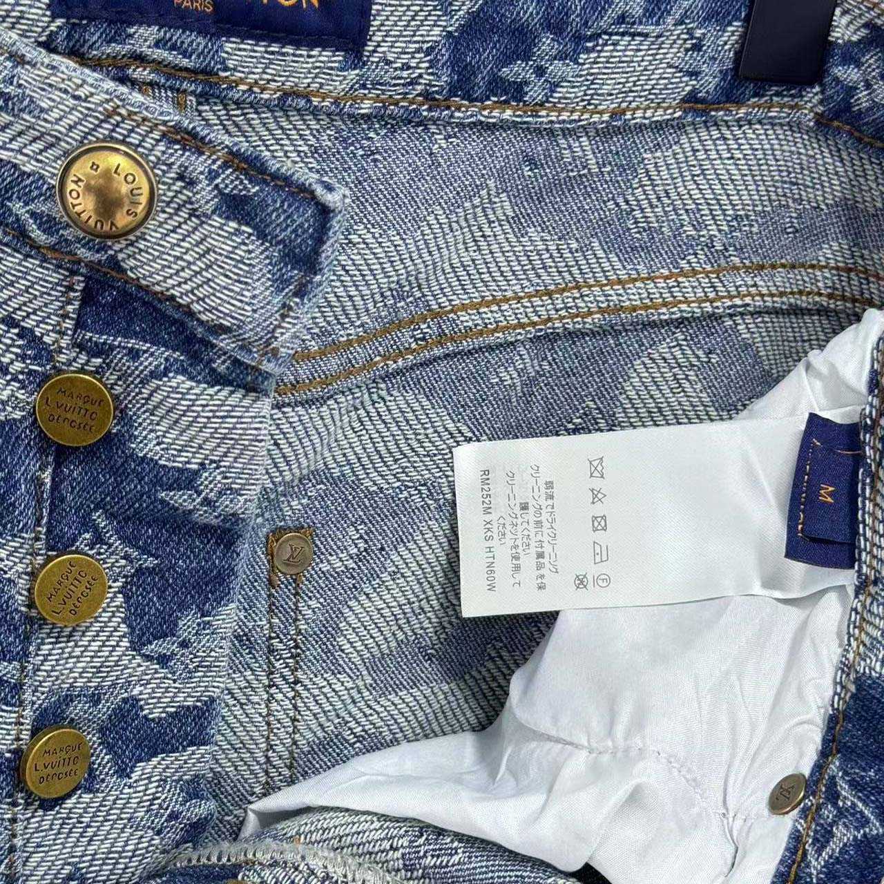 Louis Vuitton Monogram Denim Skate Pants - DesignerGu