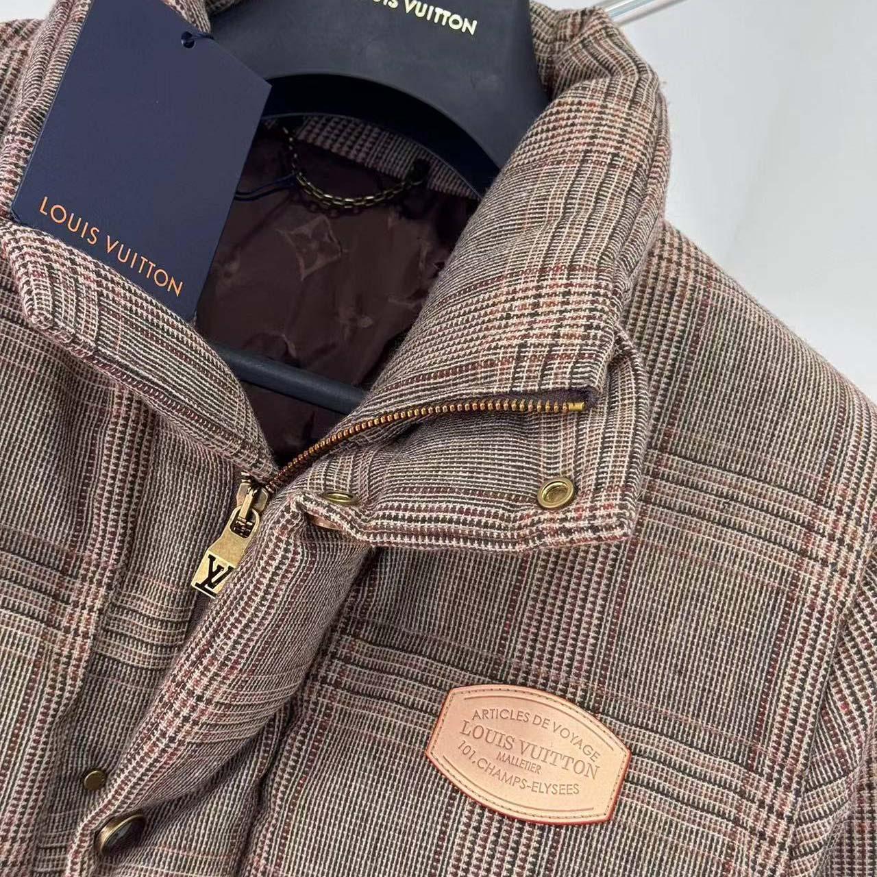 Louis Vuitton Tweed Down Blouson - DesignerGu