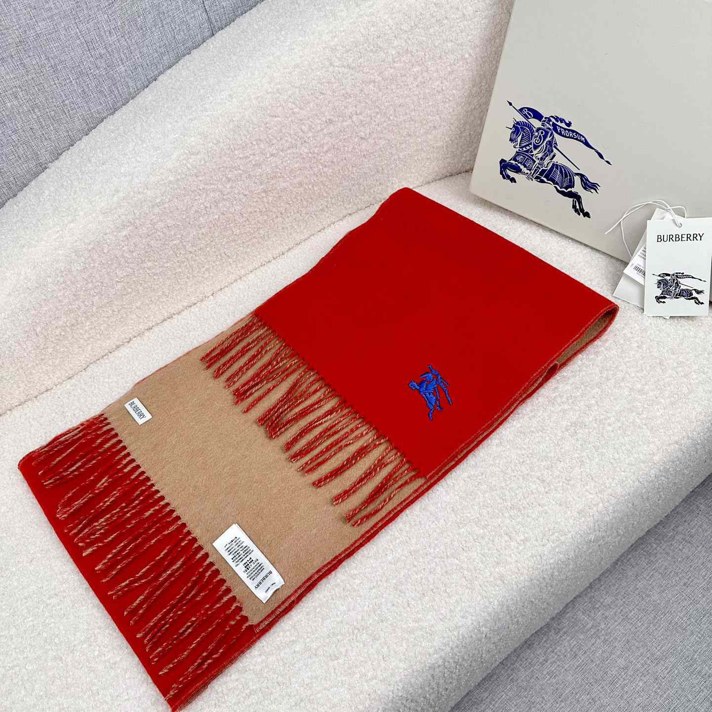 Burberry Reversible Cashmere Scarf - DesignerGu