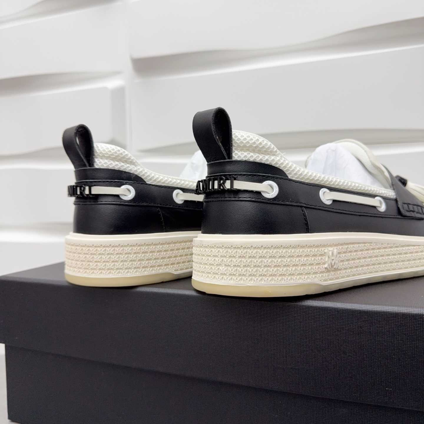 Amiri Men's Black Loafers Leather - DesignerGu