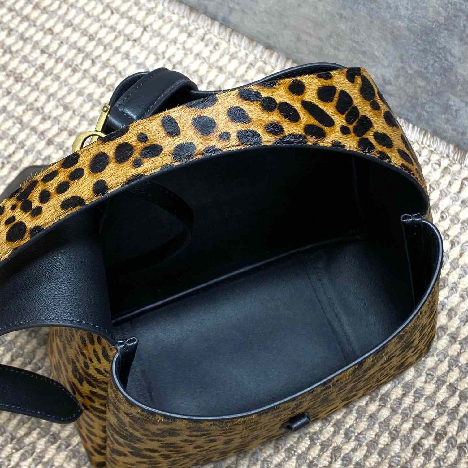 Saint Laurent LE 5 À 7 Supple Small In Pony Hair Leather - DesignerGu