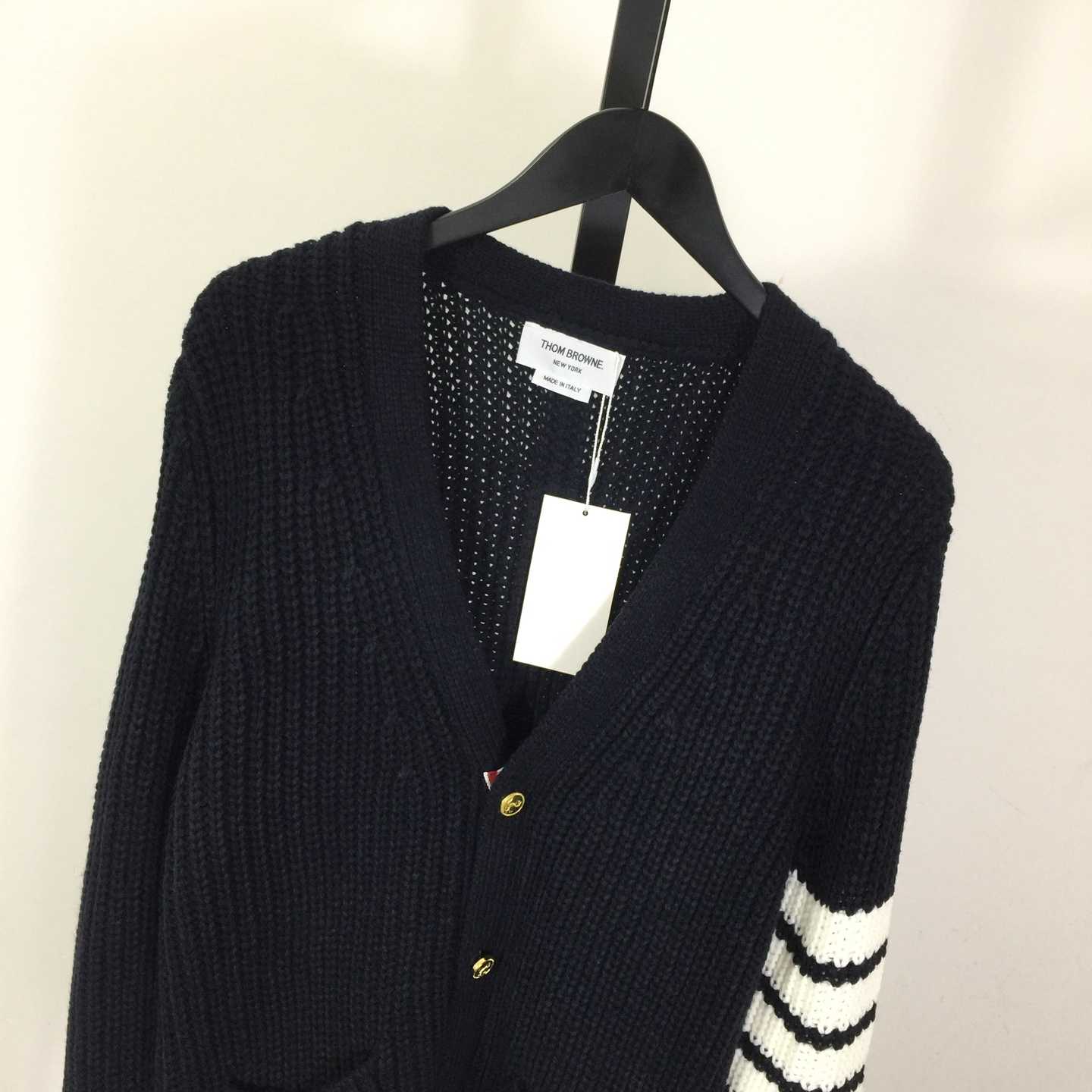 Thom Browne 4-Bar Cardigan - DesignerGu