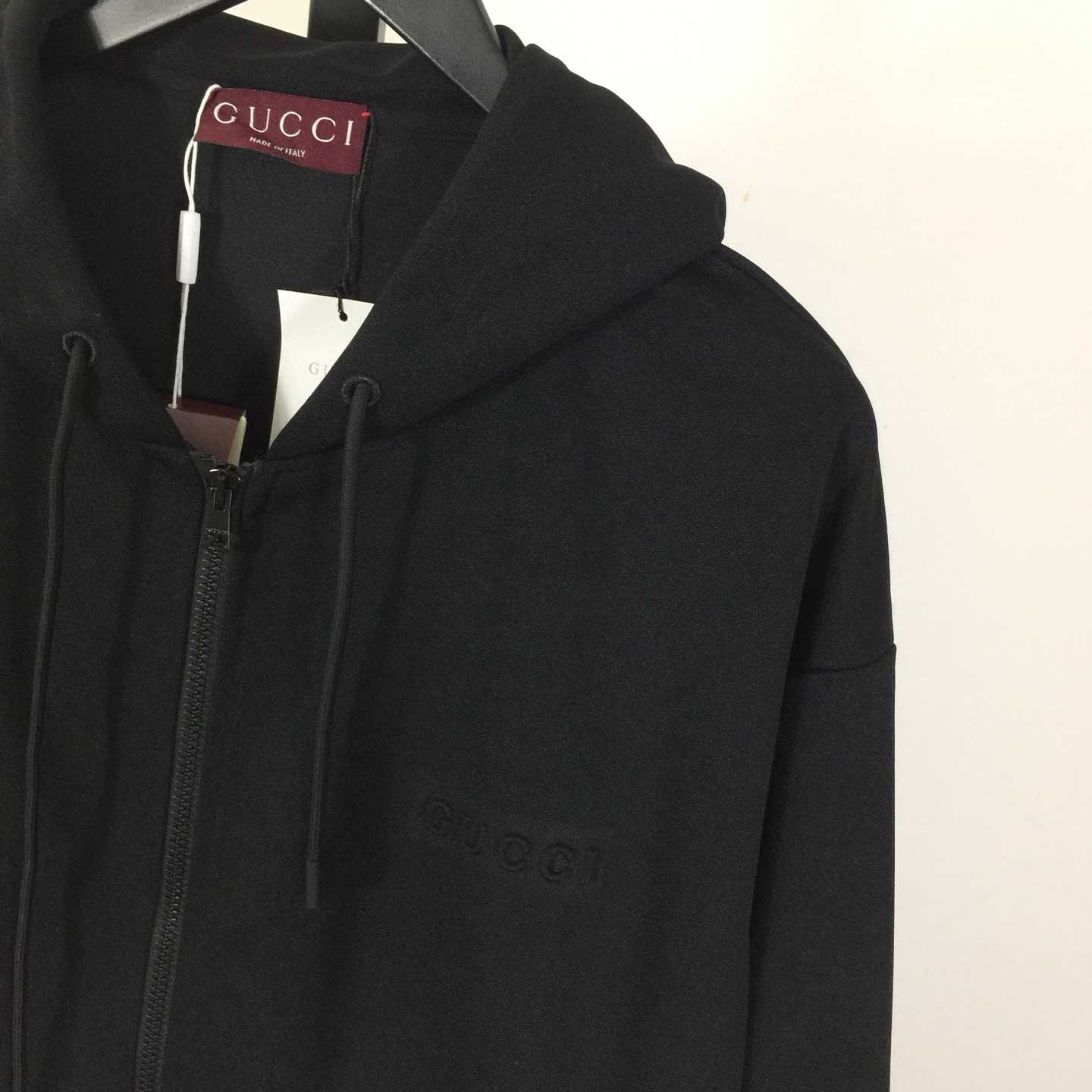 Gucci Technical Jersey Hooded Zip Jacket - DesignerGu