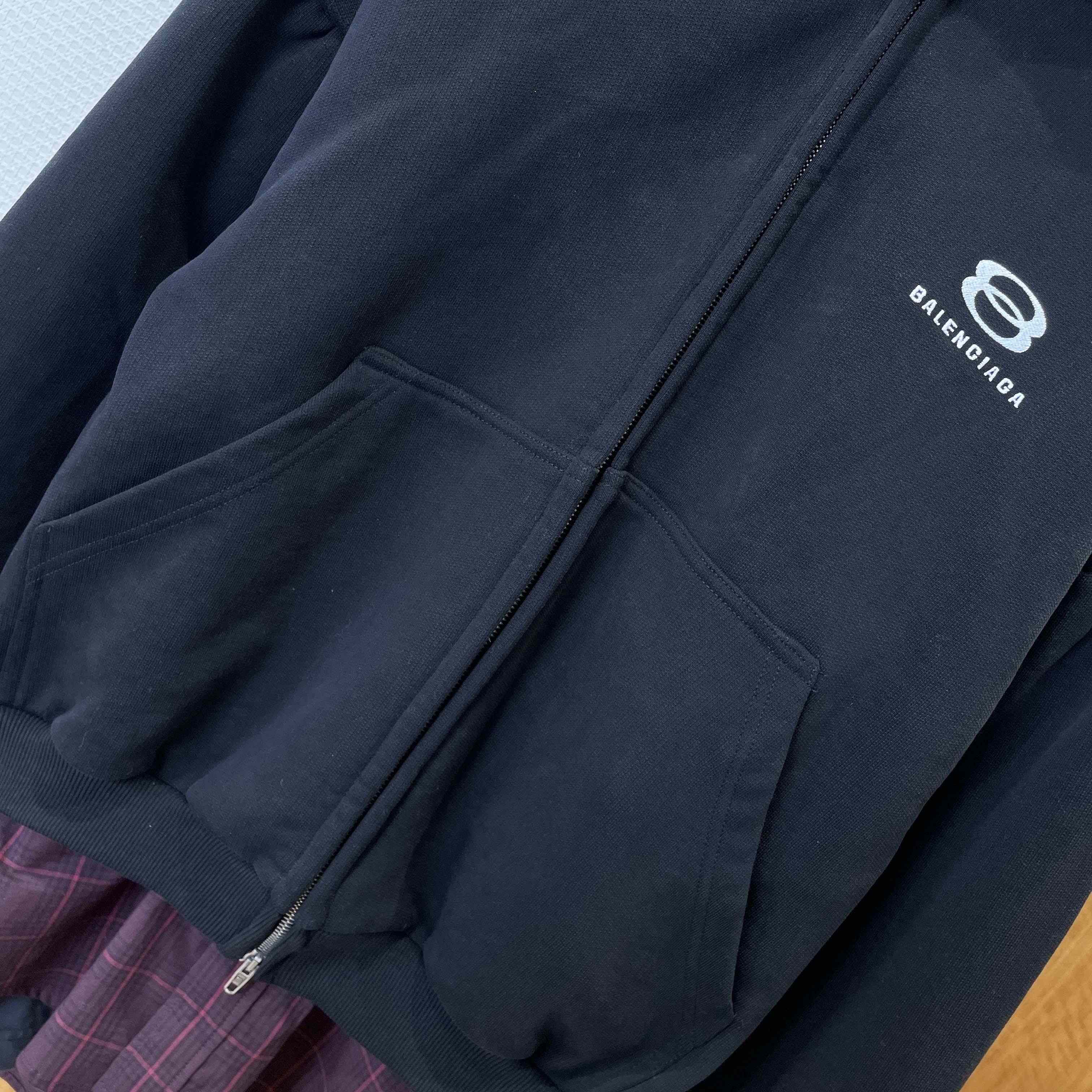 Balenciaga Unity Sports Icon Layered Oversized Hoodie - DesignerGu