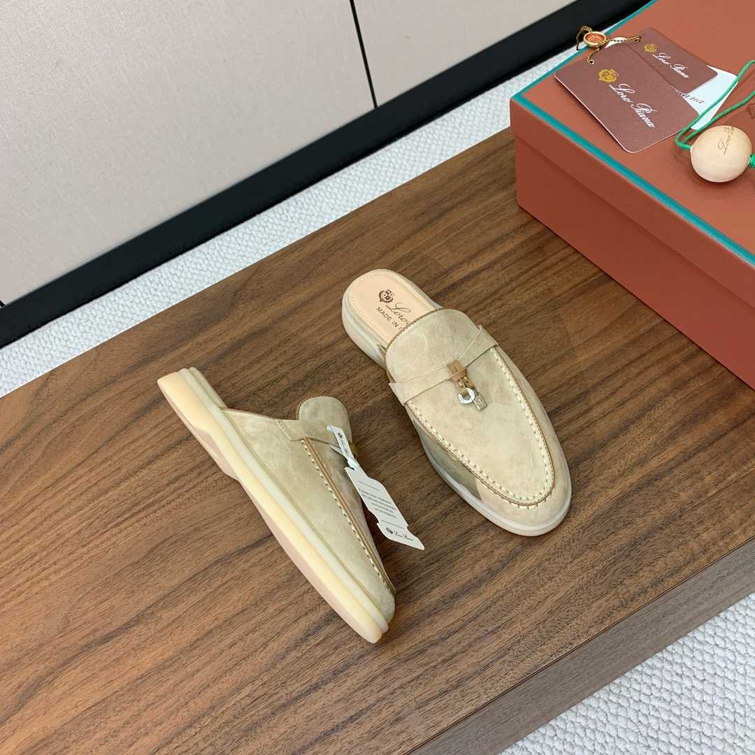  Loro Piana Summer Charms Walk babouche loafer  - DesignerGu