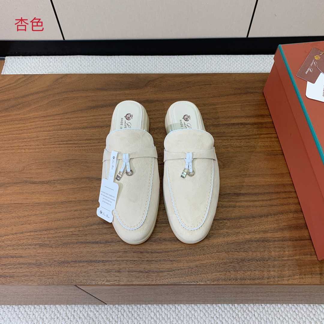  Loro Piana Summer Charms Walk babouche loafer  - DesignerGu