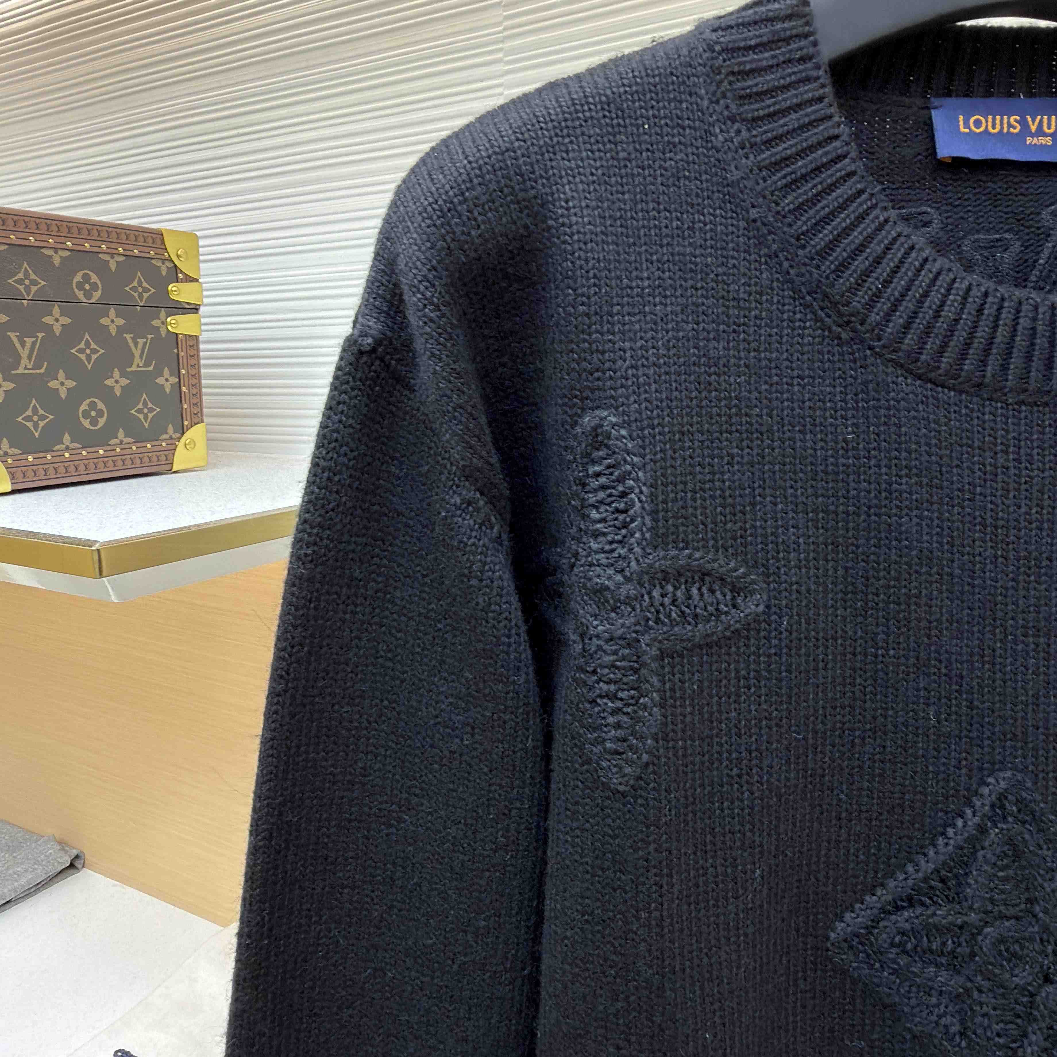 Louis Vuitton Embellished Knitted Crewneck  - DesignerGu