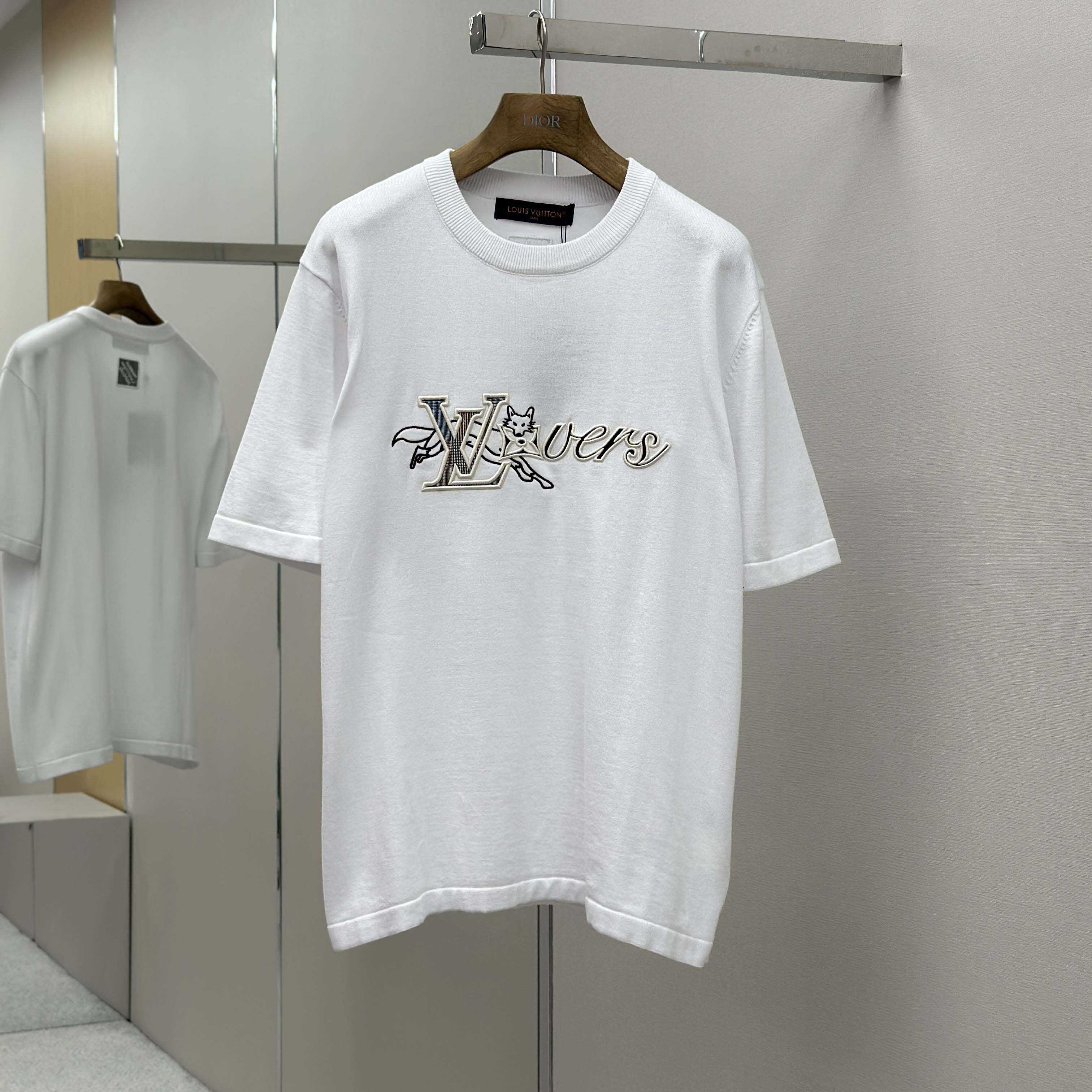 Louis Vuitton Short-Sleeved Crewneck   - DesignerGu