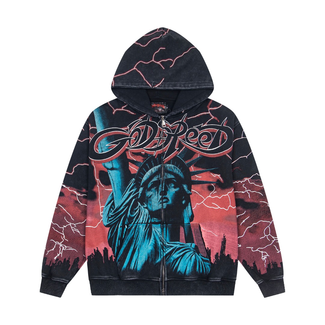 Godspeed Voltage Zip Hoodie - DesignerGu