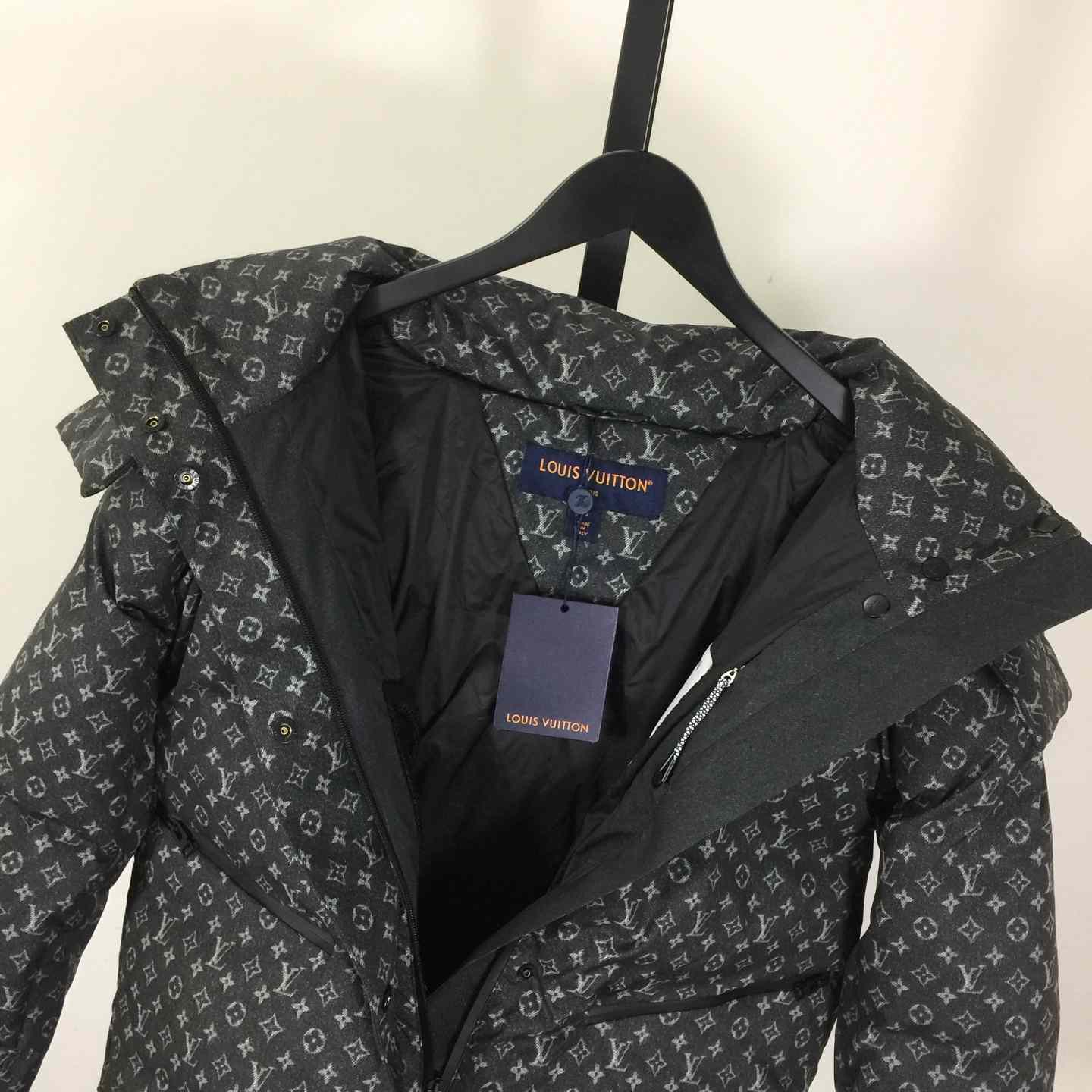 Louis Vuitton Denim-Effect Monogram Ski Jacket  - DesignerGu