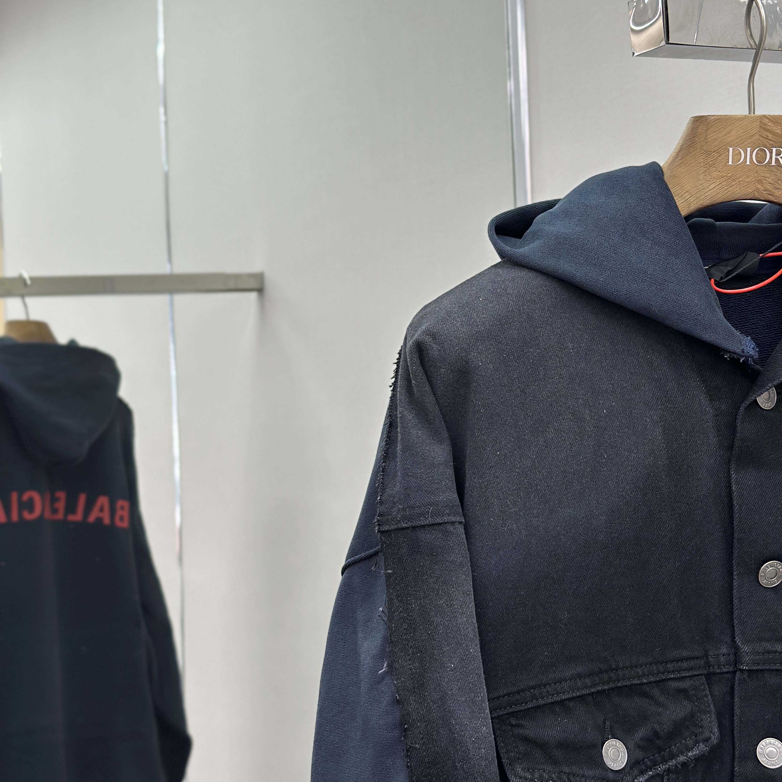 Balenciaga Layered Jacket - DesignerGu