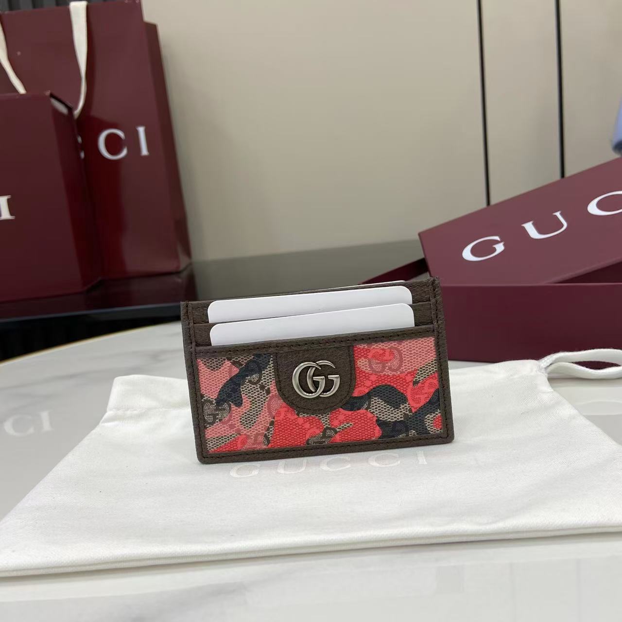Gucci GG Card Case - DesignerGu
