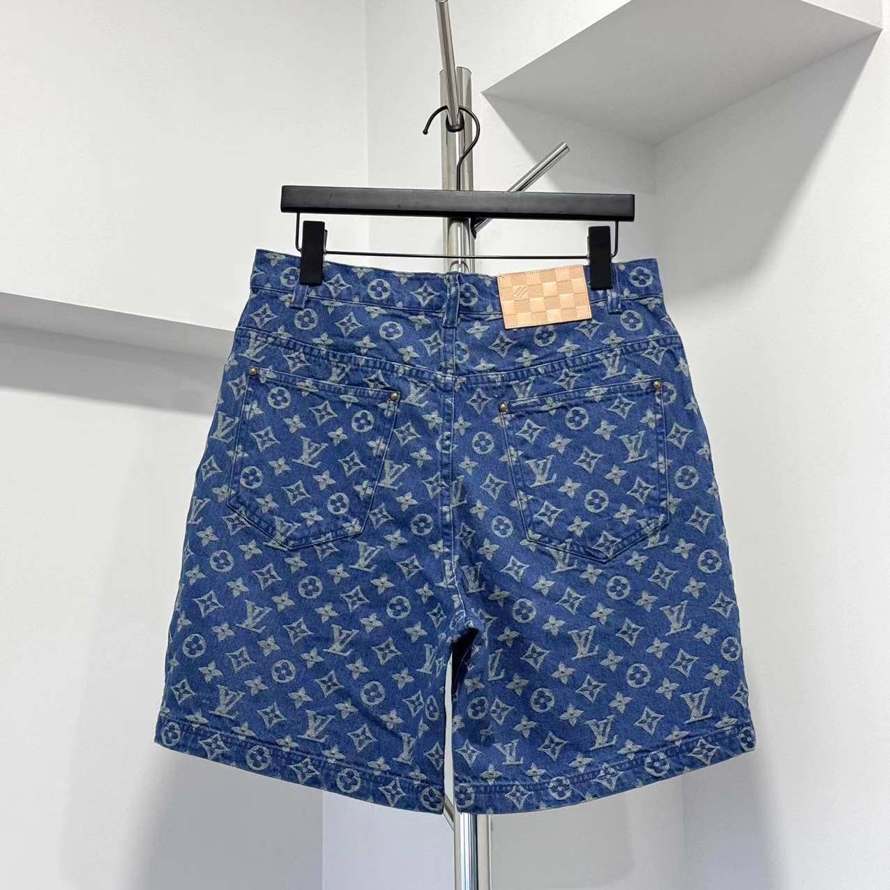 Louis Vuitton Monogram Denim Shorts  - DesignerGu