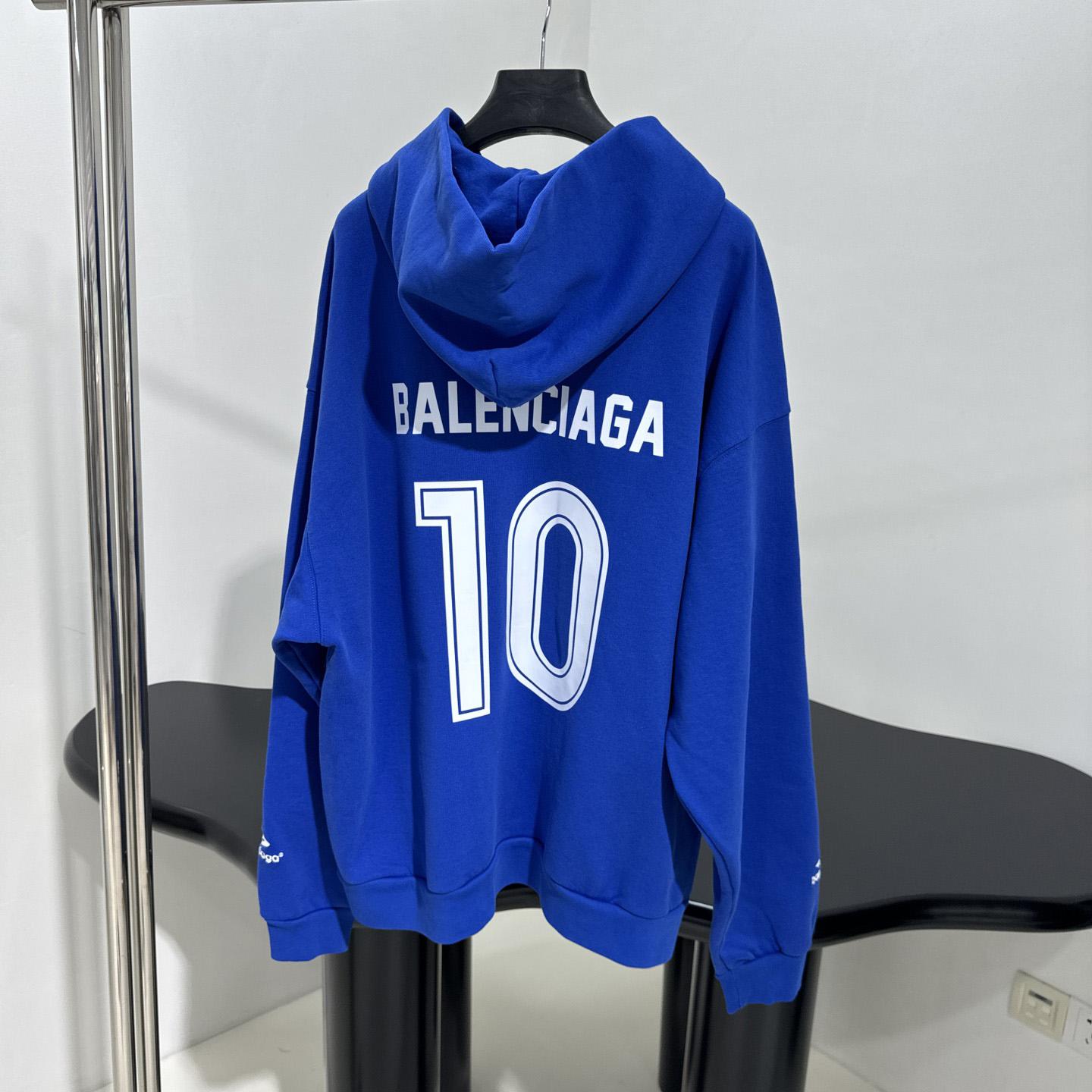 Balenciaga Paris Blue Soccer Zip-up Hoodie  YF1238  (50% OFF SALE) - DesignerGu