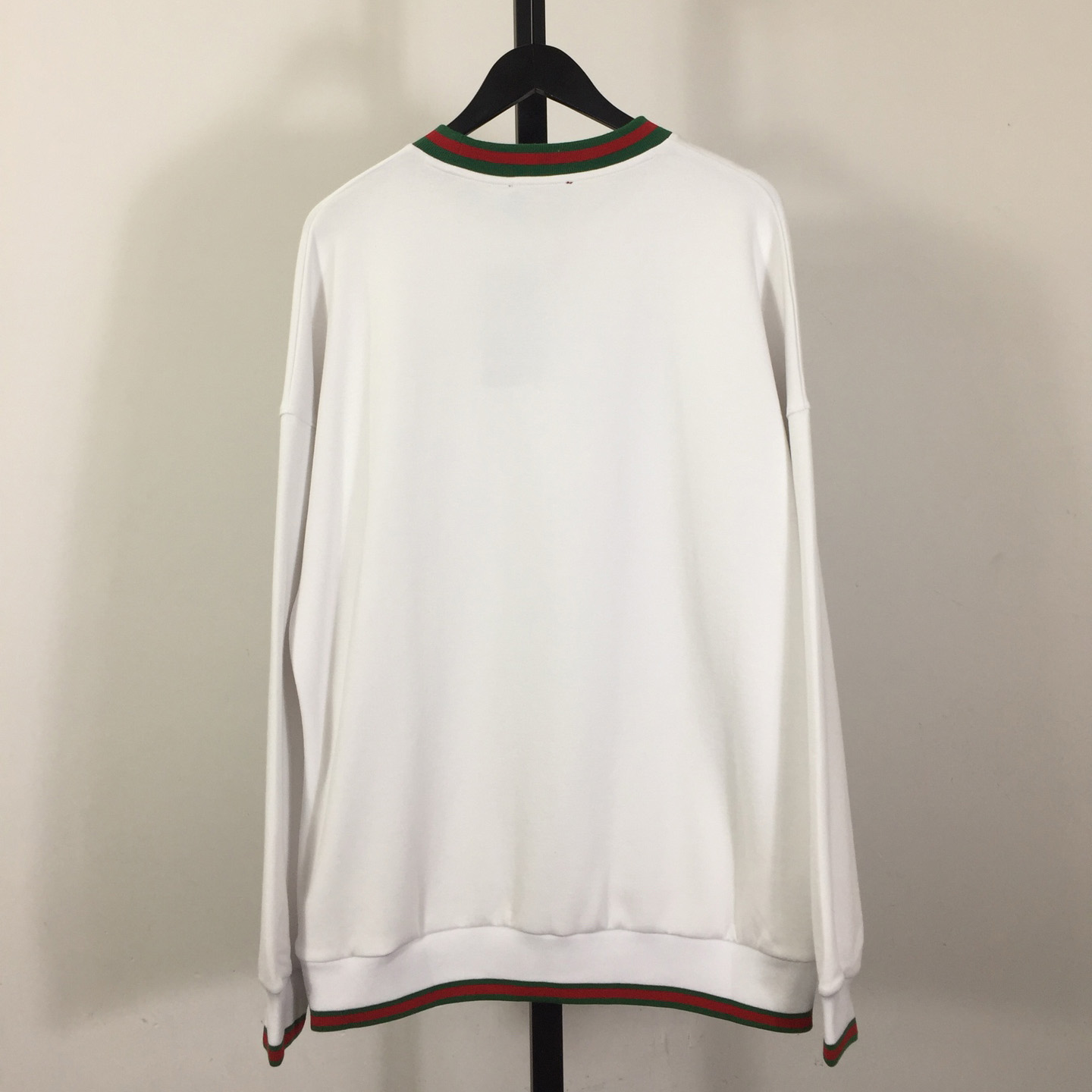 Gucci Cotton Piquet Sweatshirt With Web - DesignerGu