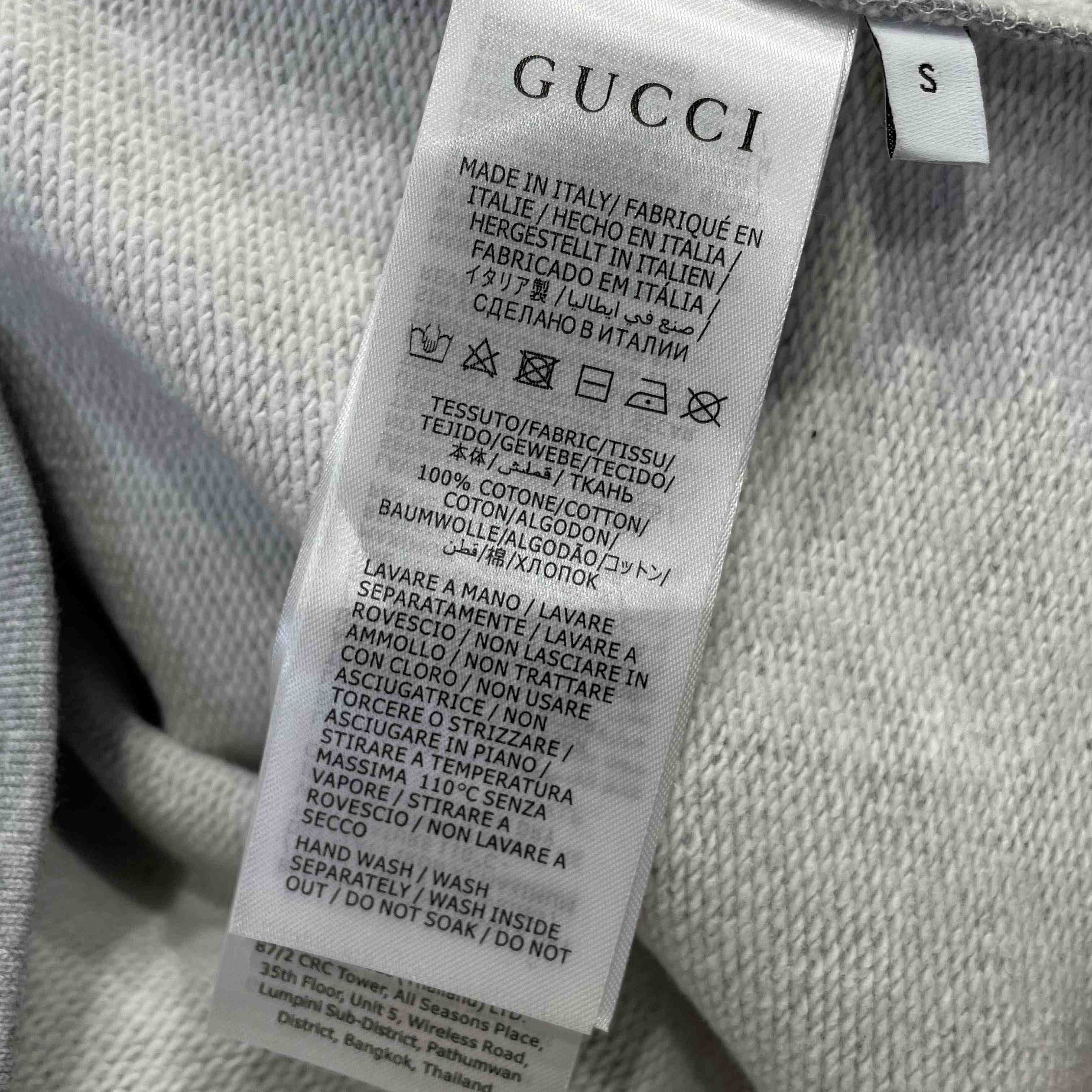 Gucci Cotton Jersey Sweatshirt With Print - DesignerGu