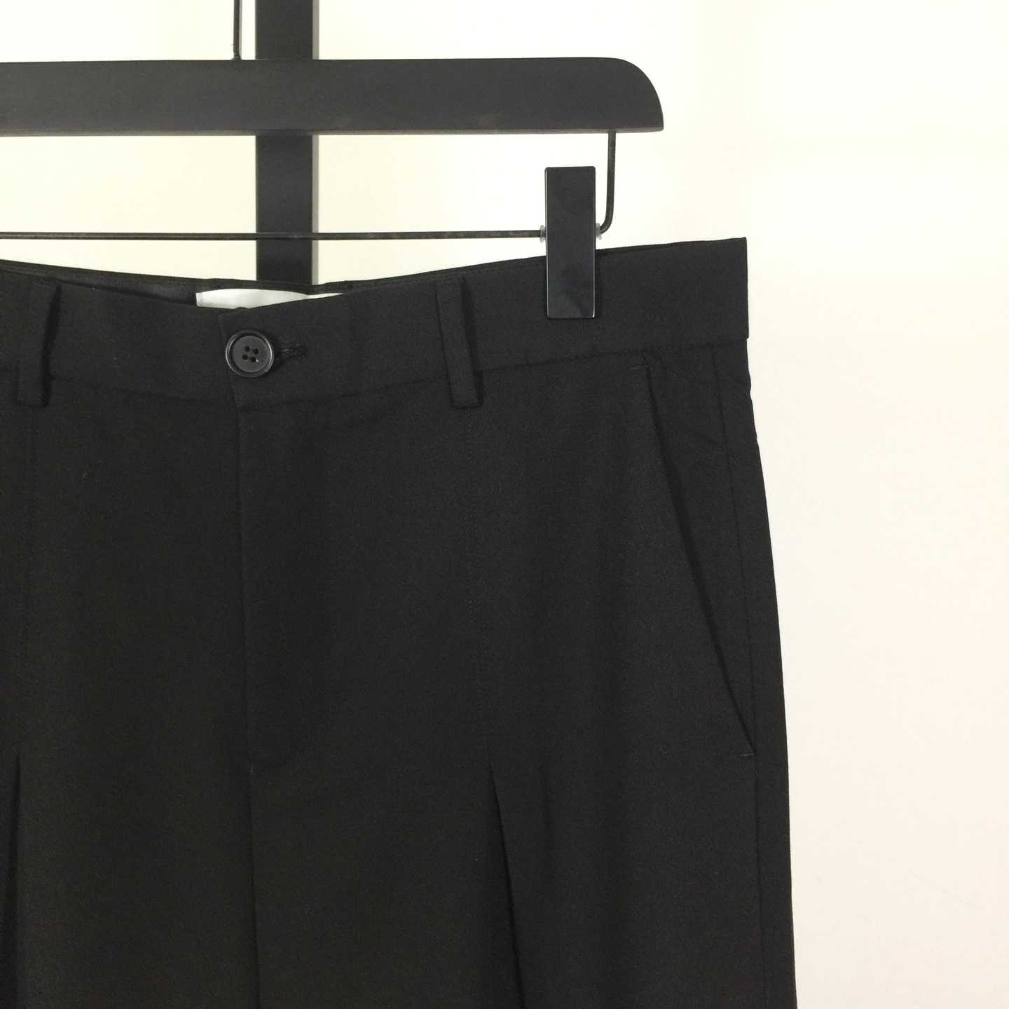 Loewe Low Crotch Trousers In Cotton Black - DesignerGu