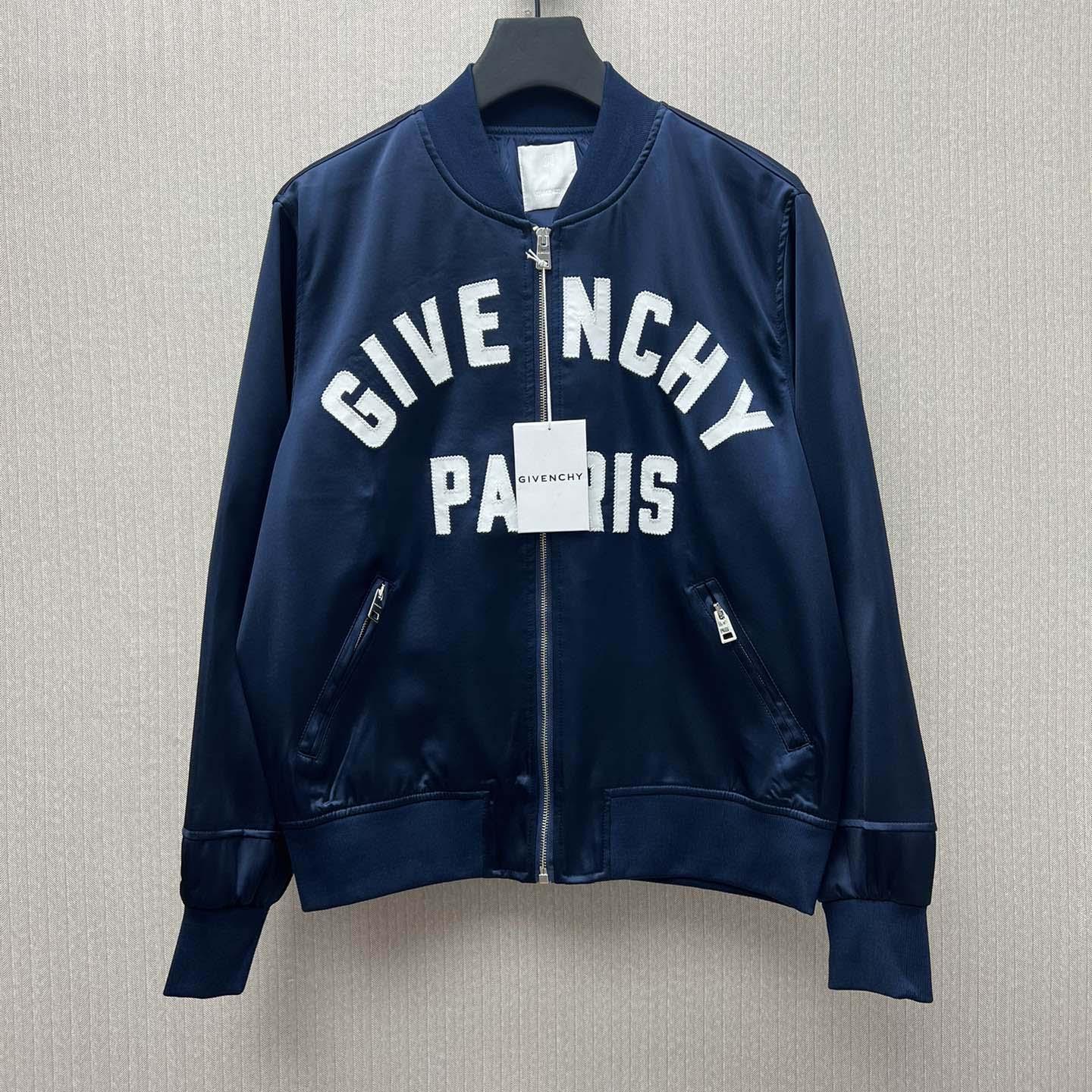 Givenchy Logo Bomber Jacket  - DesignerGu