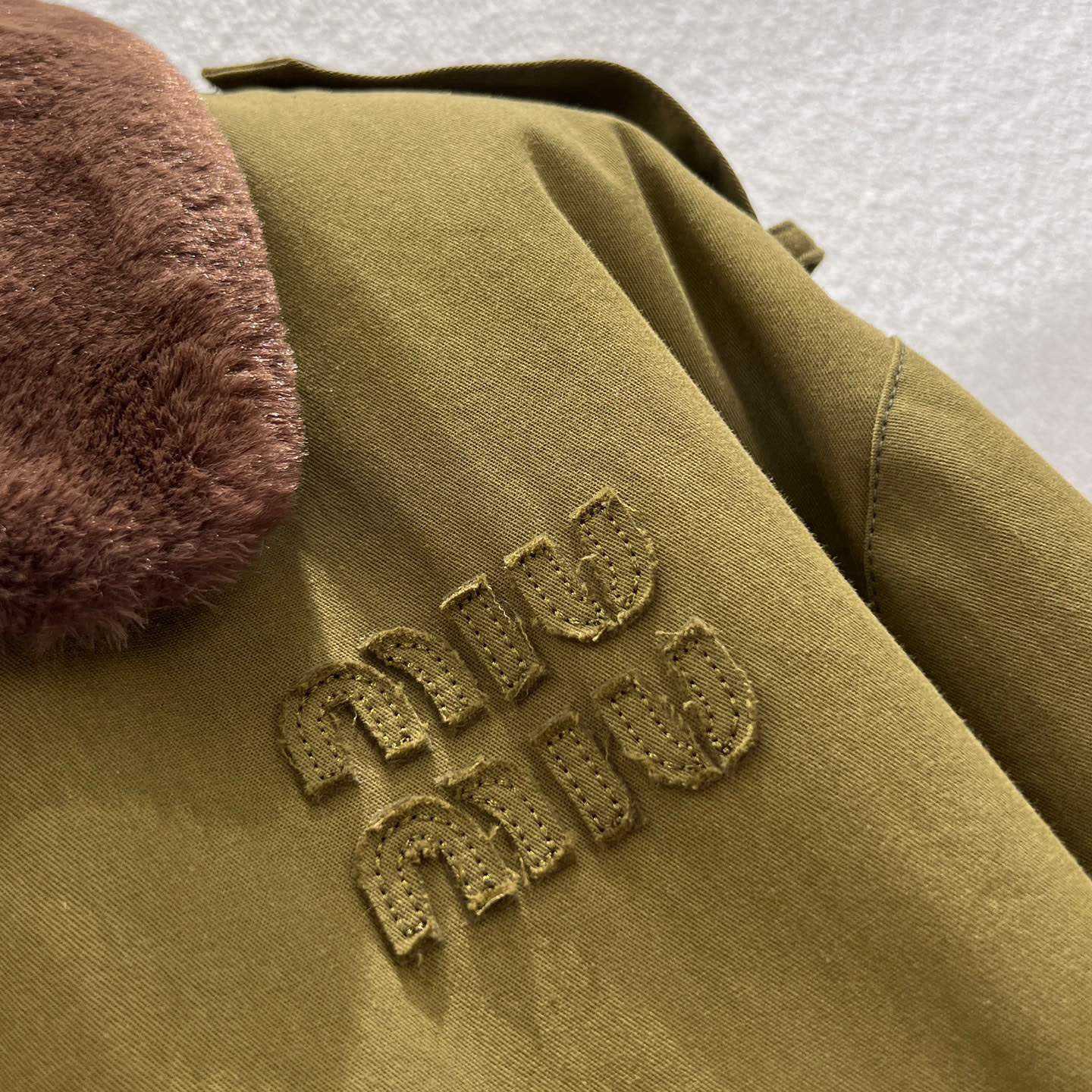 Miu Miu Cotton Satin Bomber Jacket - DesignerGu