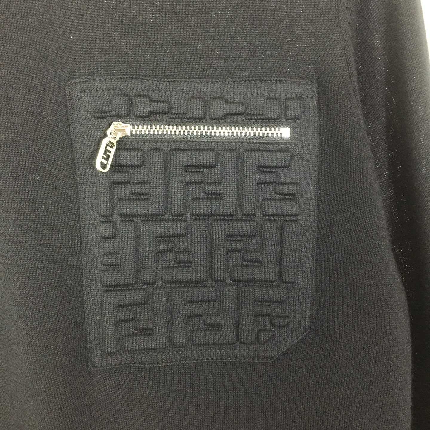 Fendi Black Wool Pullover - DesignerGu