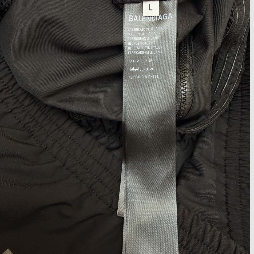 Balenciaga 3B Sports Icon Ski Tracksuit Parka in black - DesignerGu