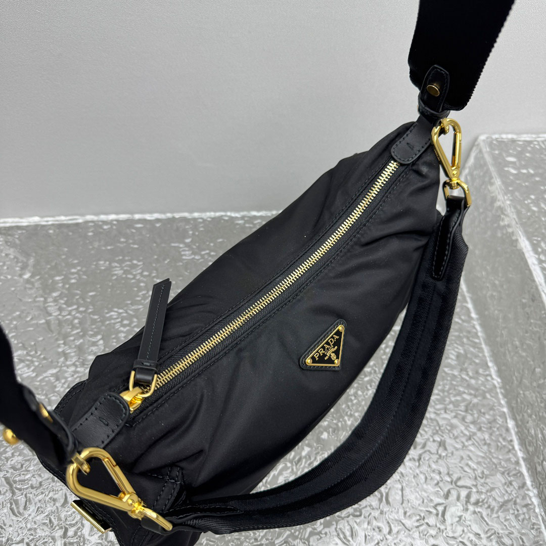 Prada Explore Large Re-Nylon And Leather Bag - DesignerGu