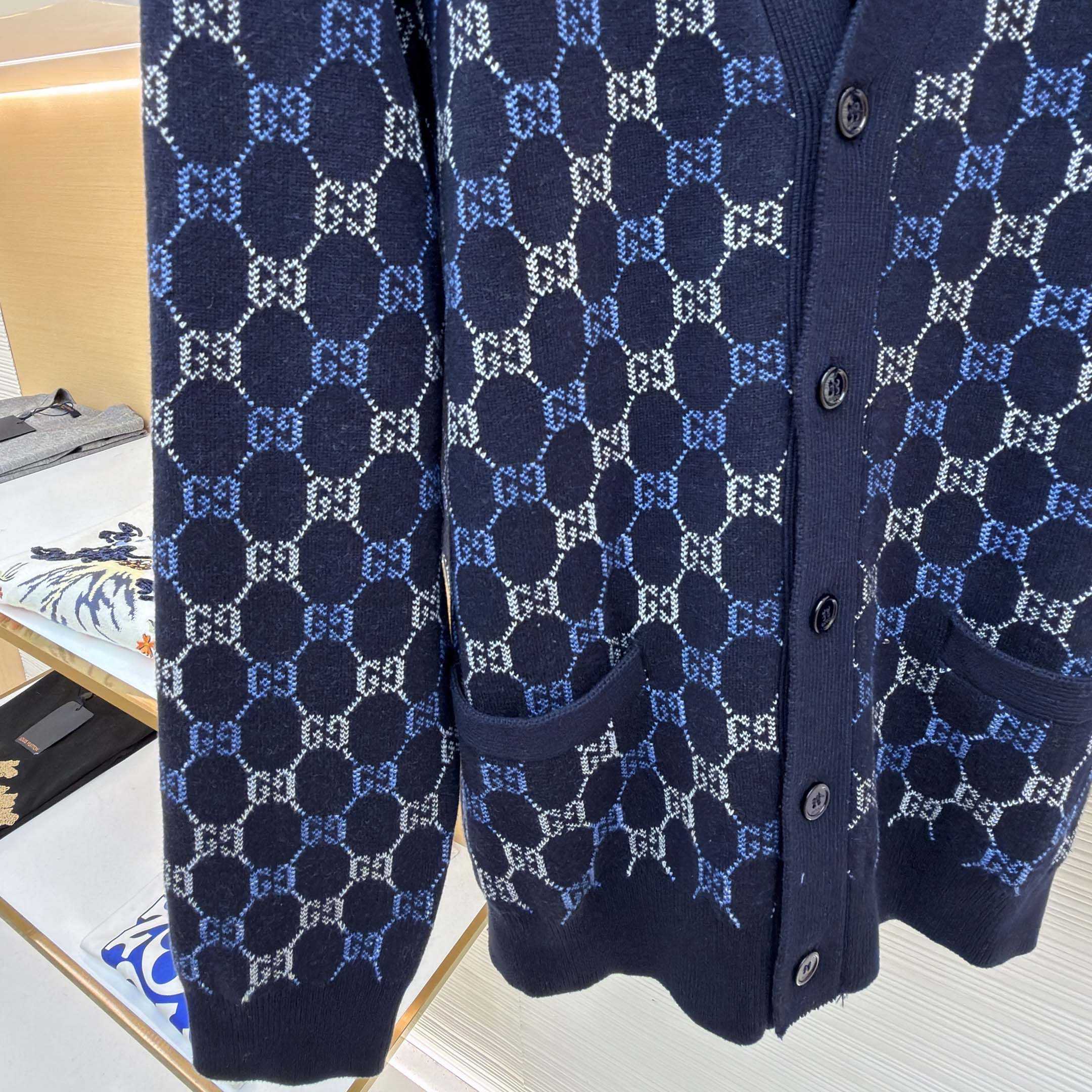 Gucci GG Double Wool Knit Sweater - DesignerGu