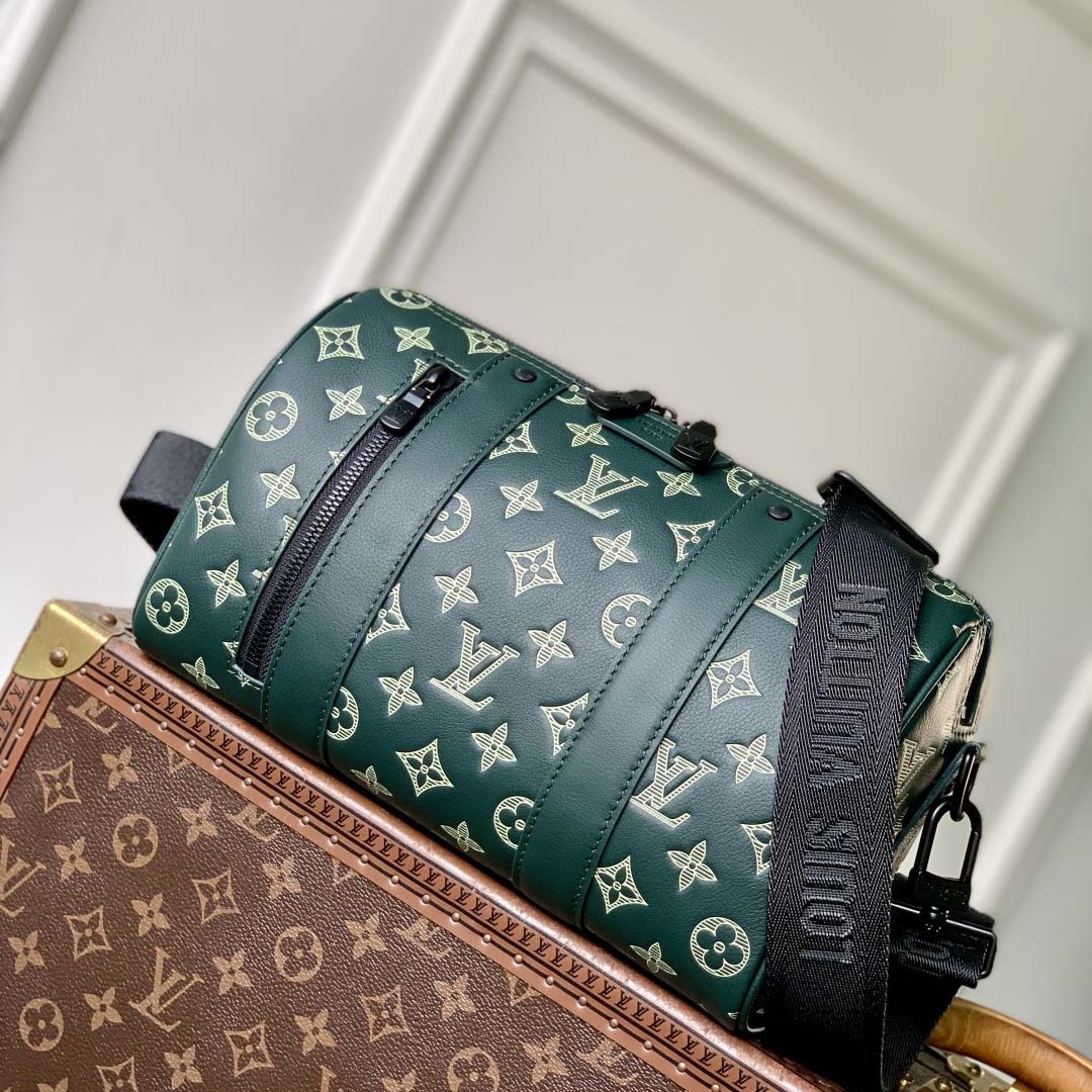 Louis Vuitton City Keepall Monogram Shadow   M27184 - DesignerGu