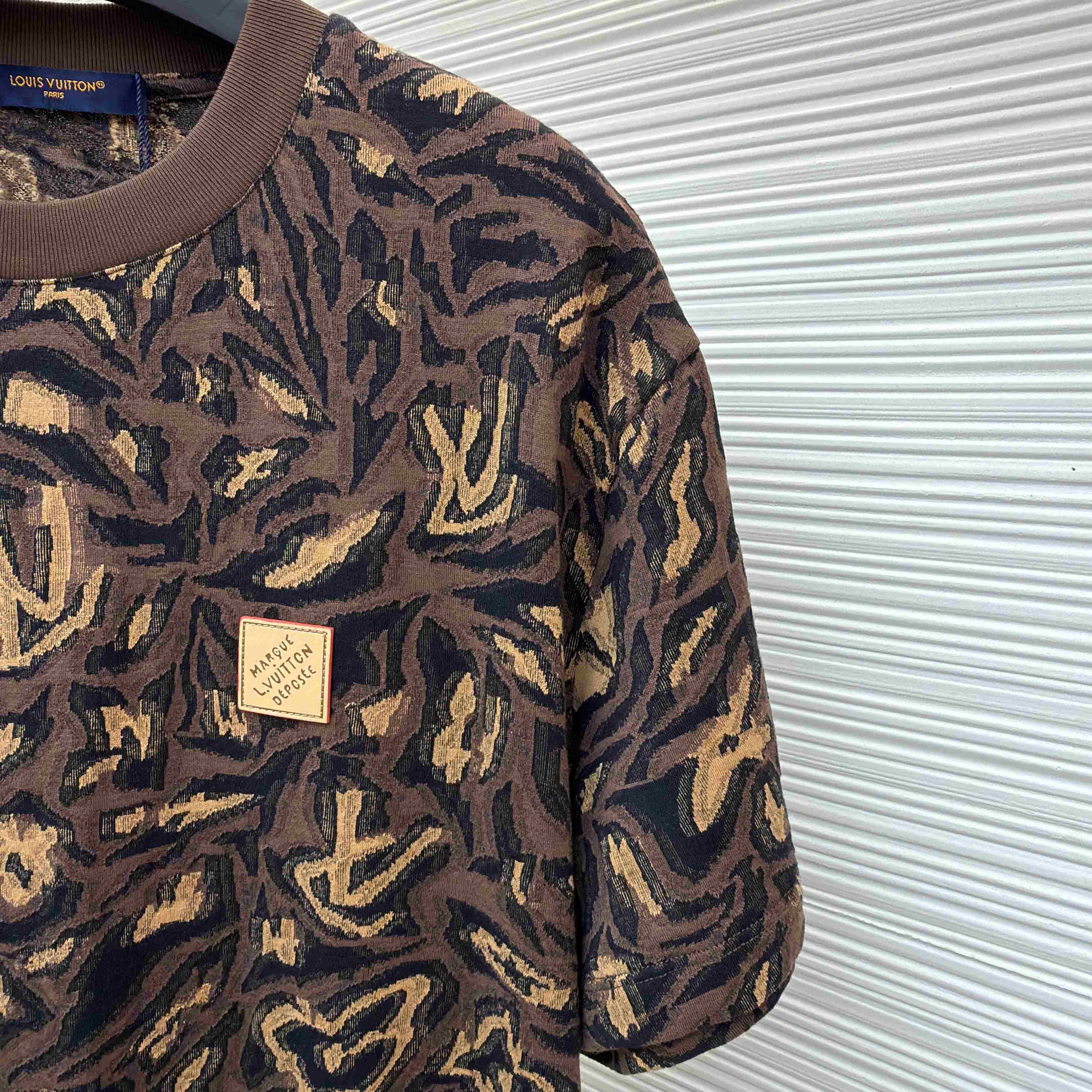 Louis Vuitton Jacquard T-Shirt   1AIMK7 - DesignerGu