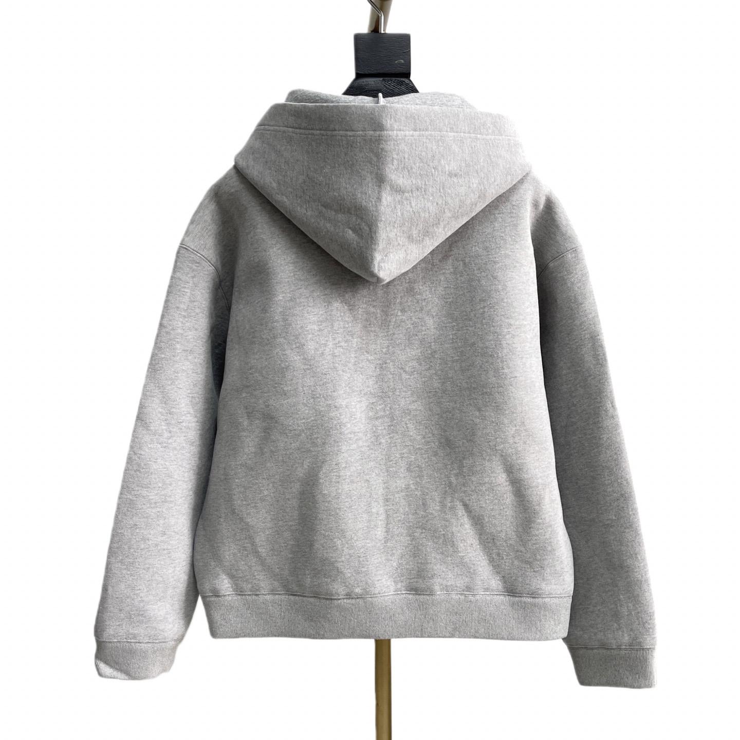 Miu Miu Logo-appliqué Cotton Hoodie     80002 - DesignerGu