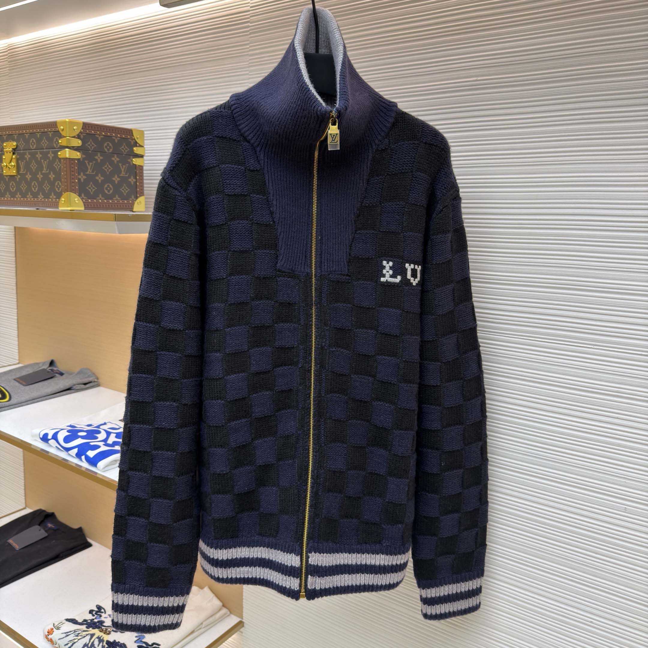 Louis Vuitton Damier Knit Blouson   1AJBVQ - DesignerGu