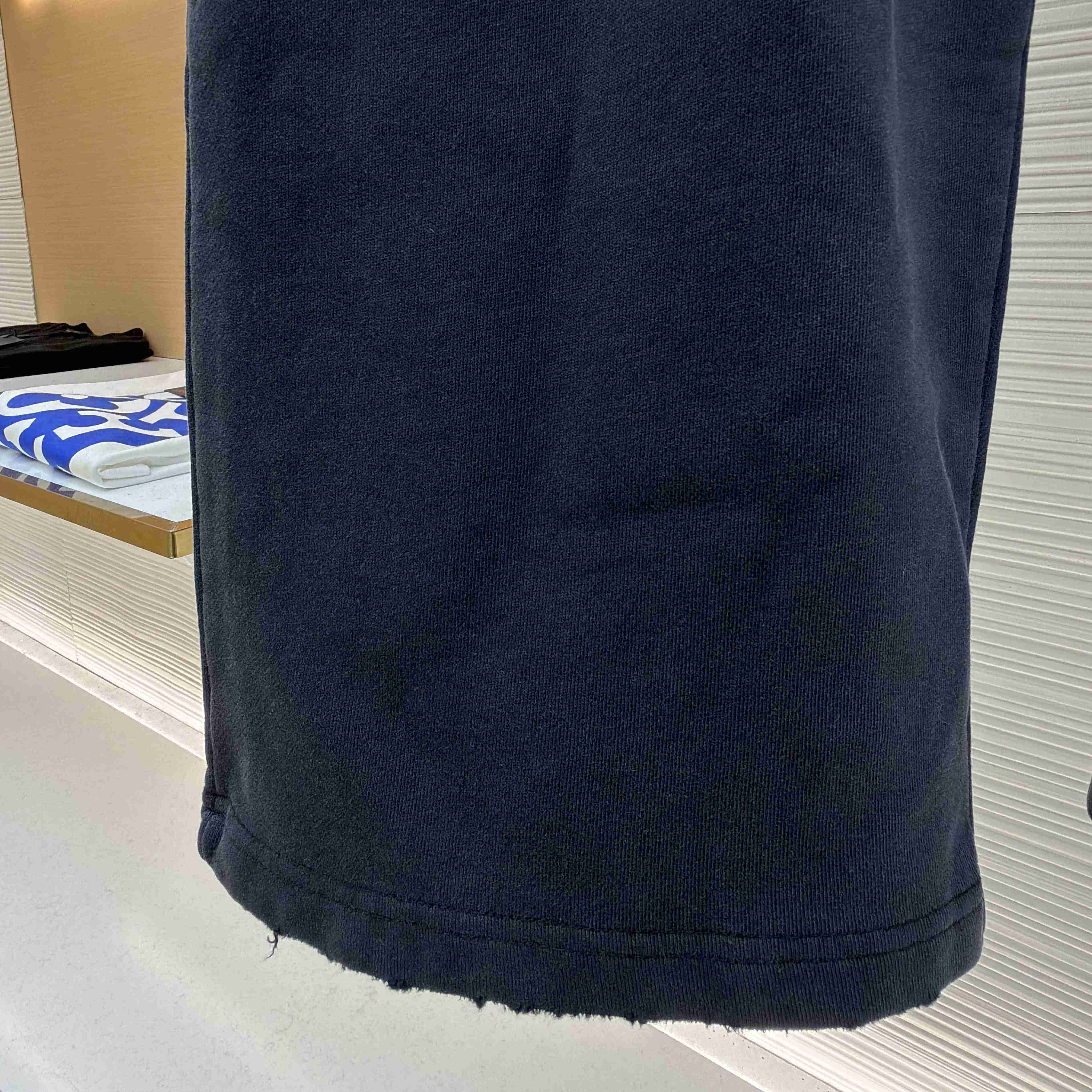 Balenciaga Transparent Tape Baggy Pants In Faded Black - DesignerGu