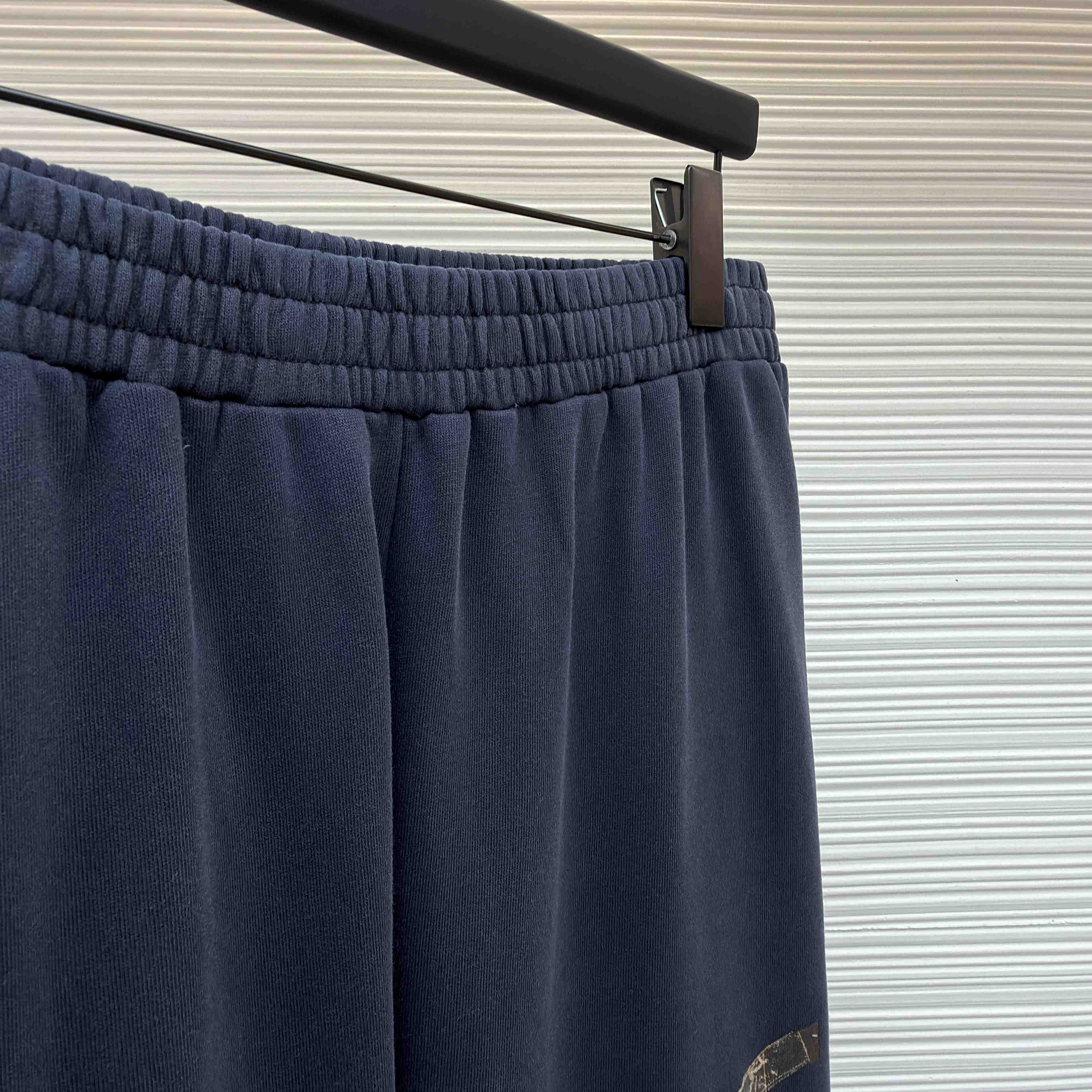 Balenciaga Transparent Tape Baggy Pants In Faded Black - DesignerGu