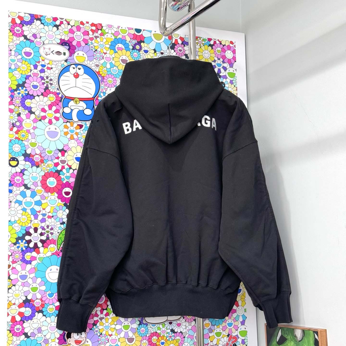 Balenciaga Hooded Cotton Jacket - DesignerGu
