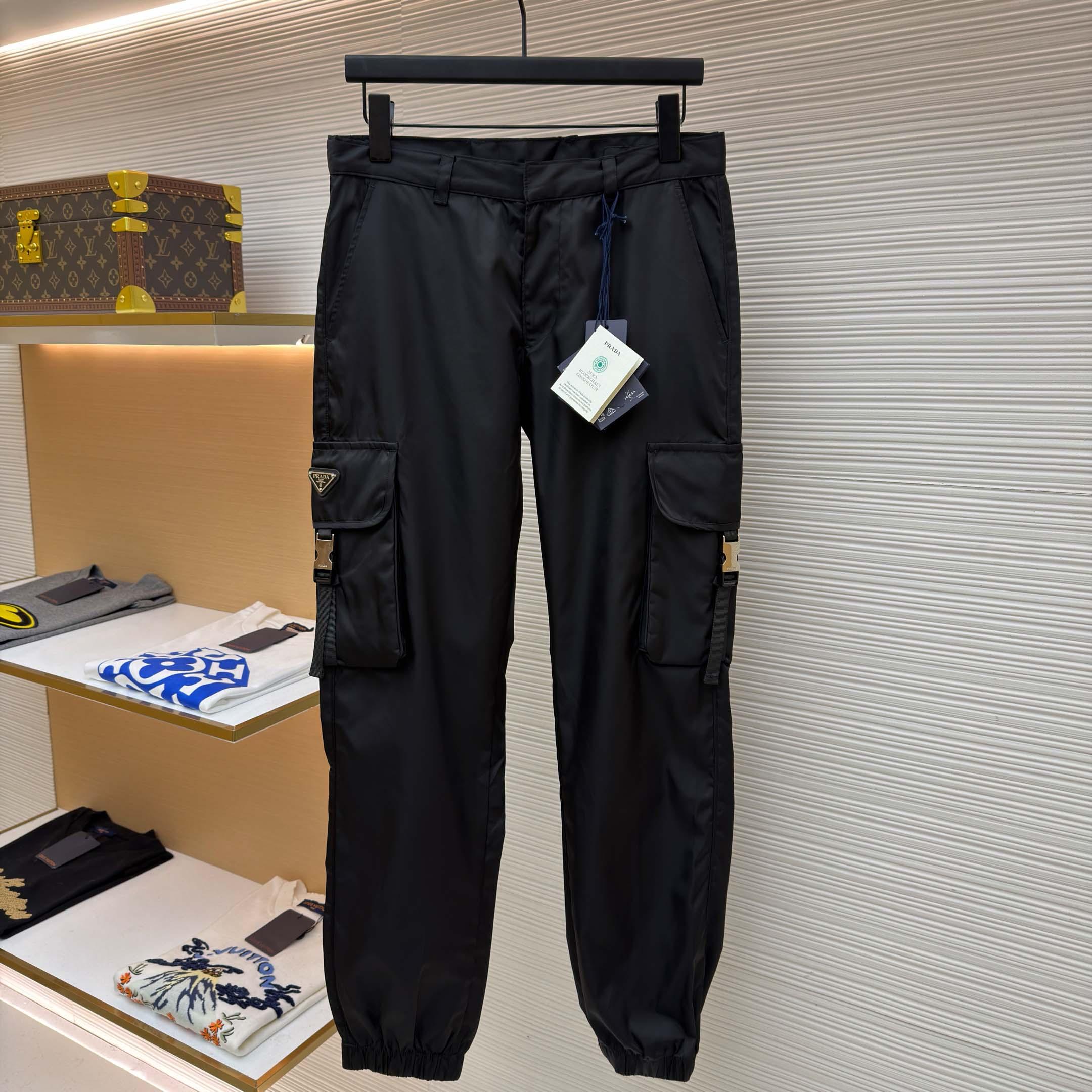Prada Men's Re-Nylon Pants - DesignerGu