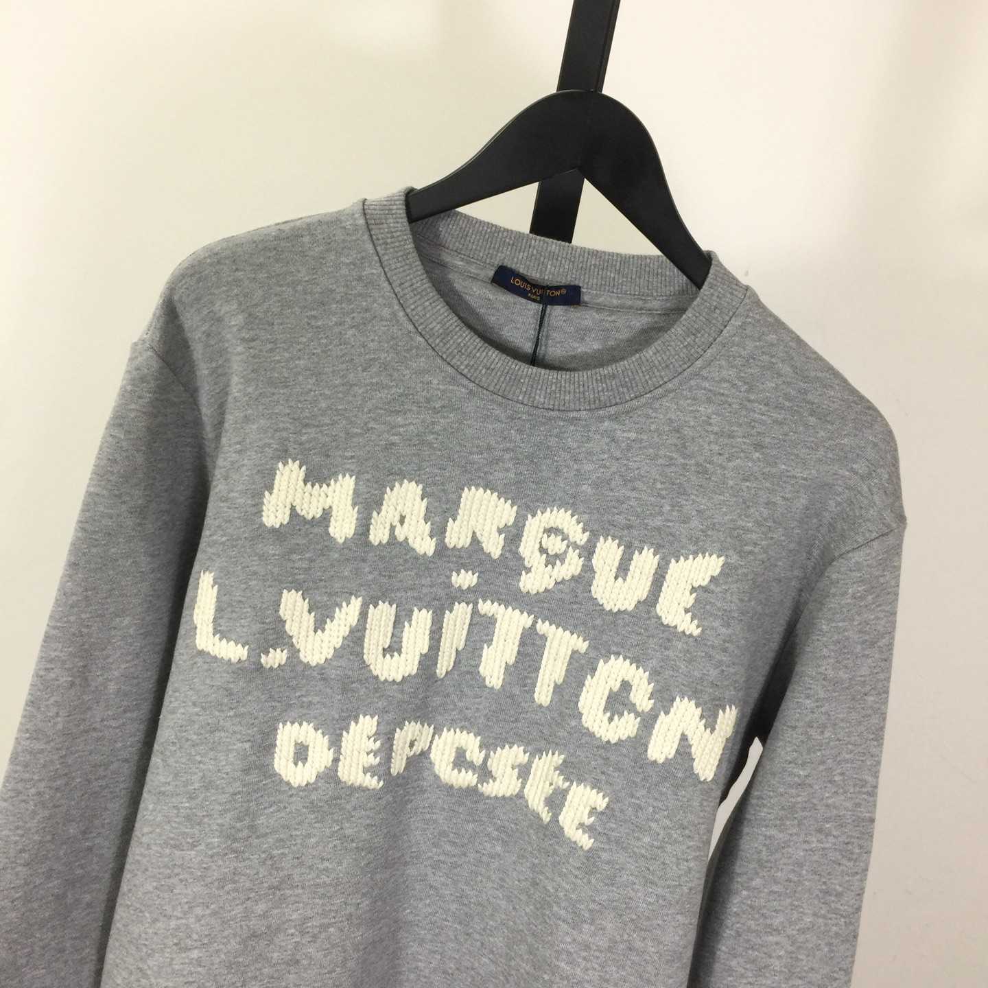 Louis Vuitton Embroidered Signature Sweatshirt  1AIKCO - DesignerGu